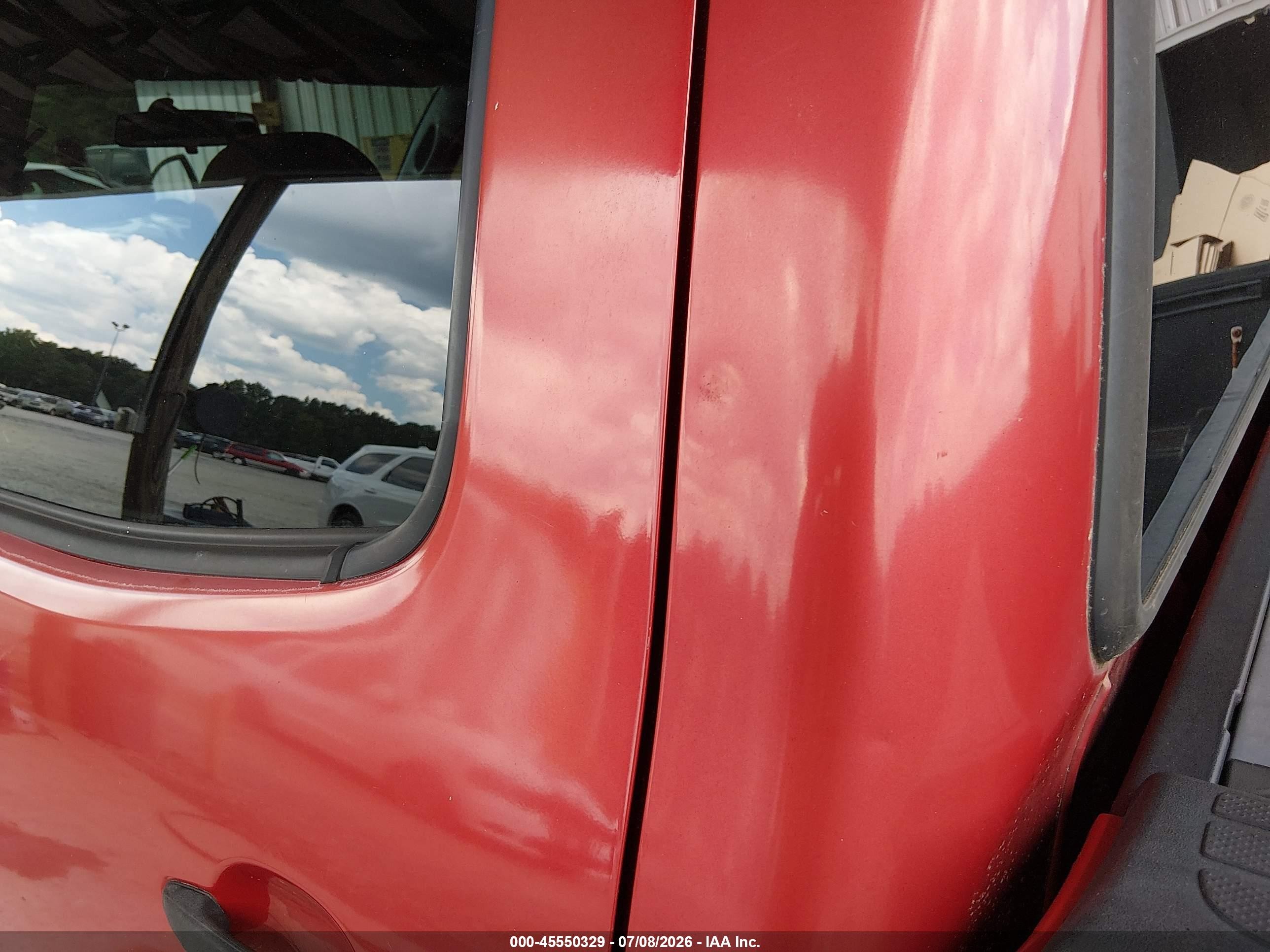 2014 Toyota Tacoma Base V6 Red vin: 3TMLU4EN6EM162586