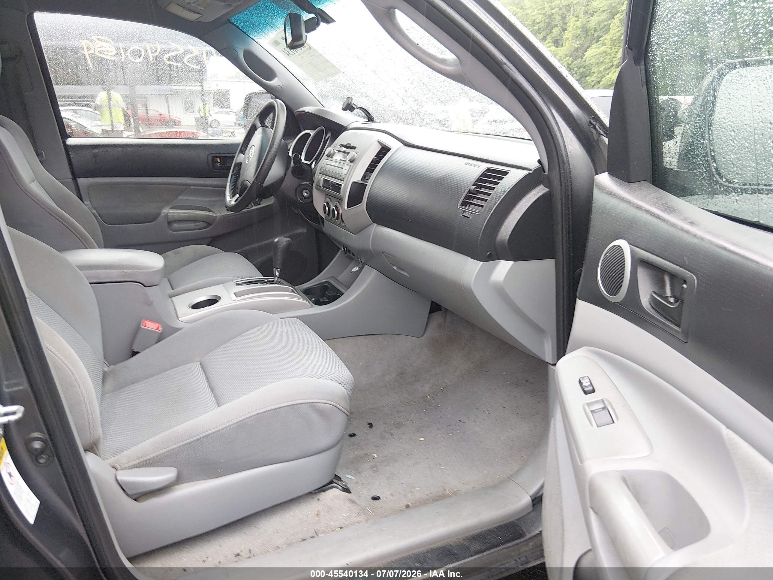 2010 Toyota Tacoma Base V6 Gray vin: 3TMLU4EN7AM040877