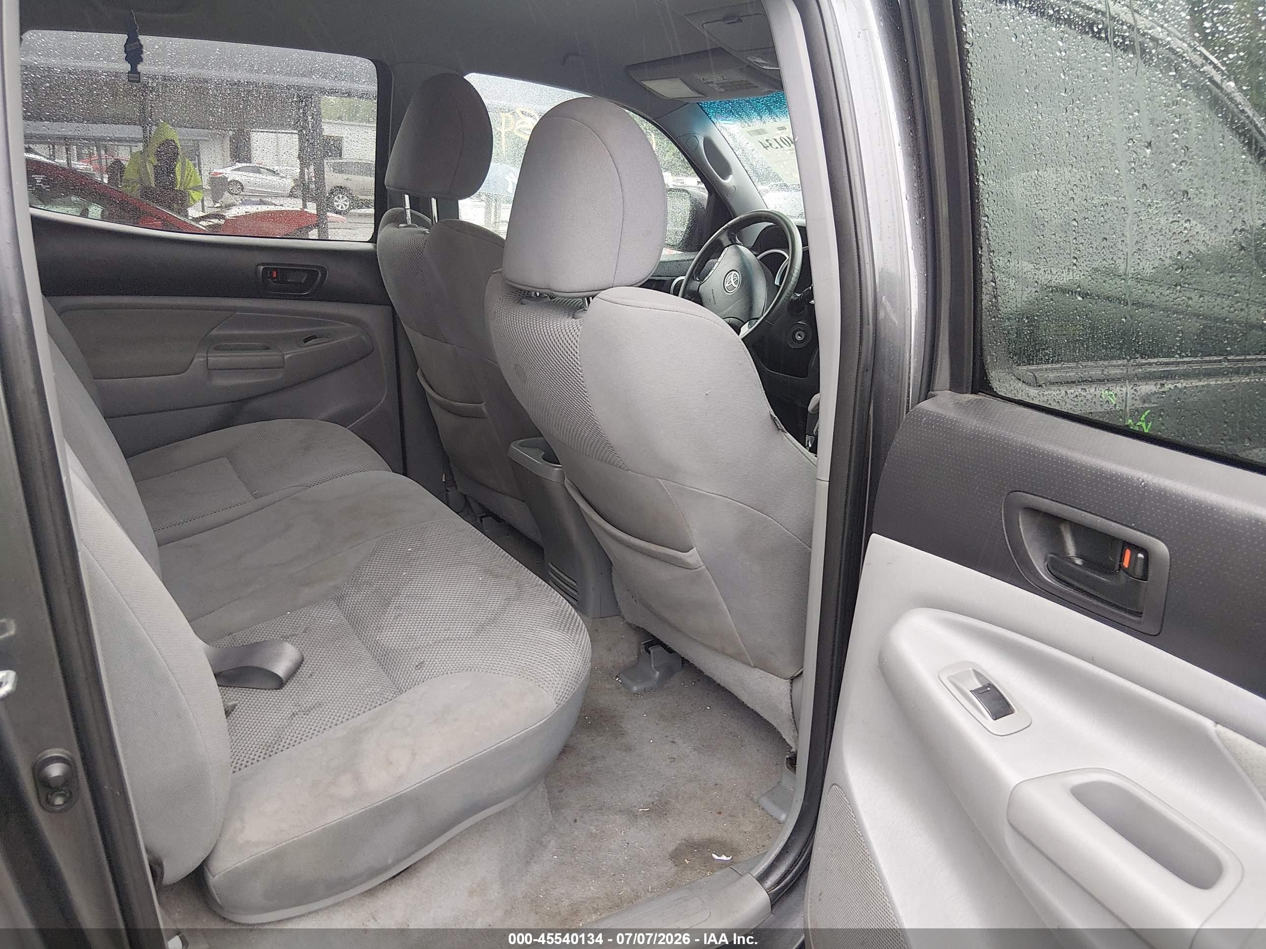 2010 Toyota Tacoma Base V6 Gray vin: 3TMLU4EN7AM040877