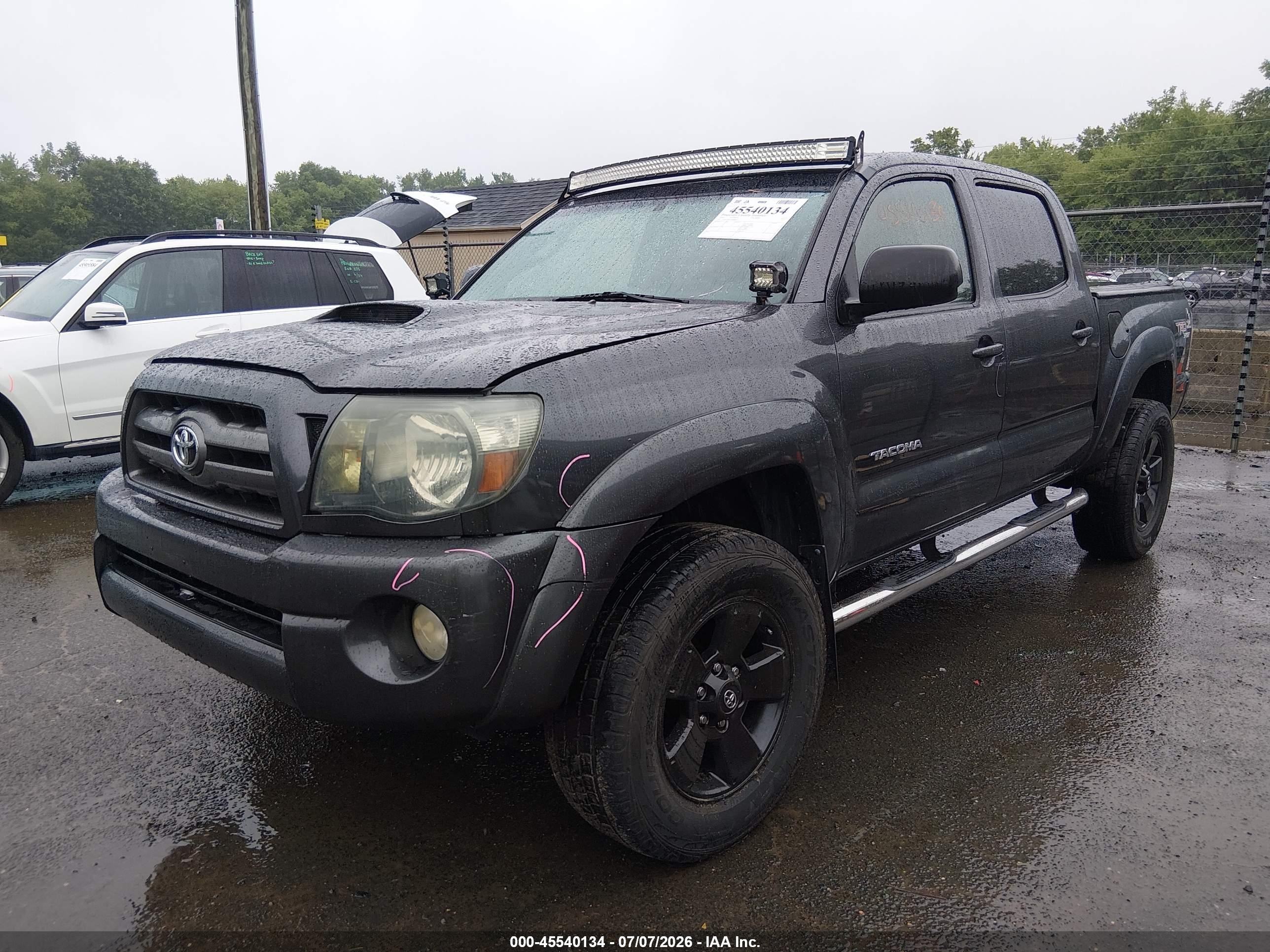 2010 Toyota Tacoma Base V6 Gray vin: 3TMLU4EN7AM040877