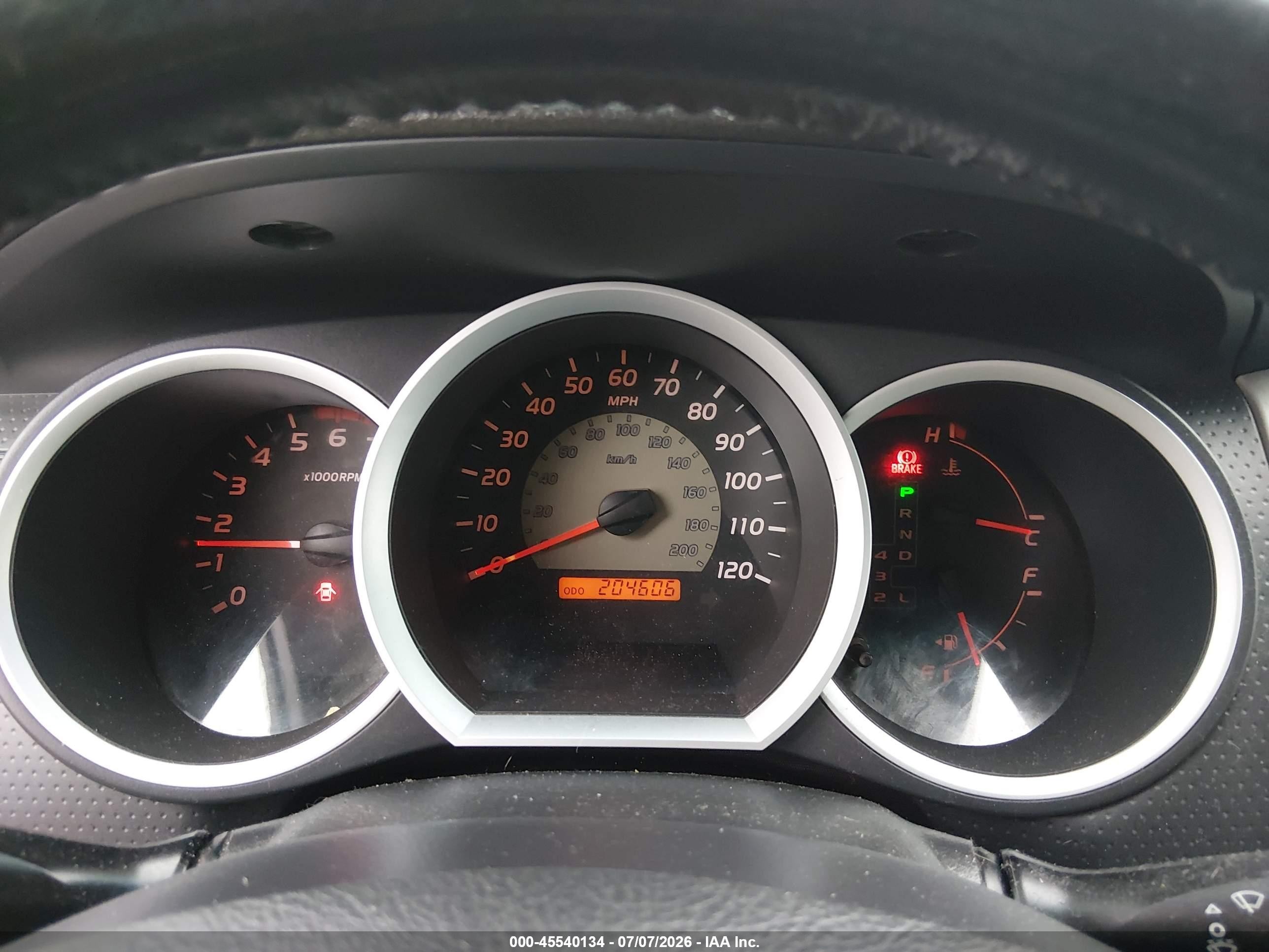 2010 Toyota Tacoma Base V6 Gray vin: 3TMLU4EN7AM040877