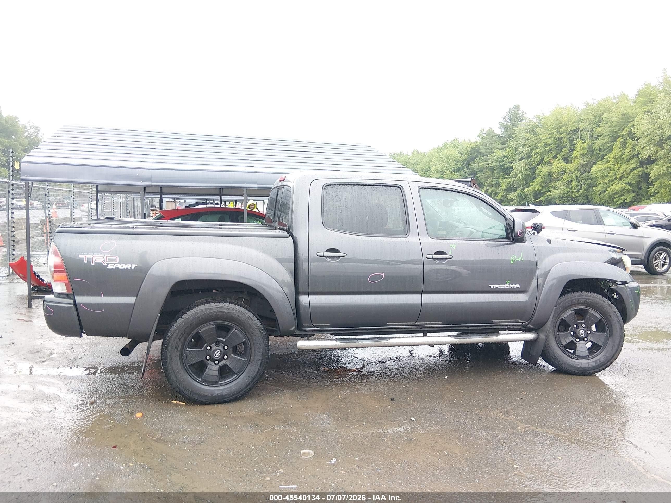 2010 Toyota Tacoma Base V6 Gray vin: 3TMLU4EN7AM040877