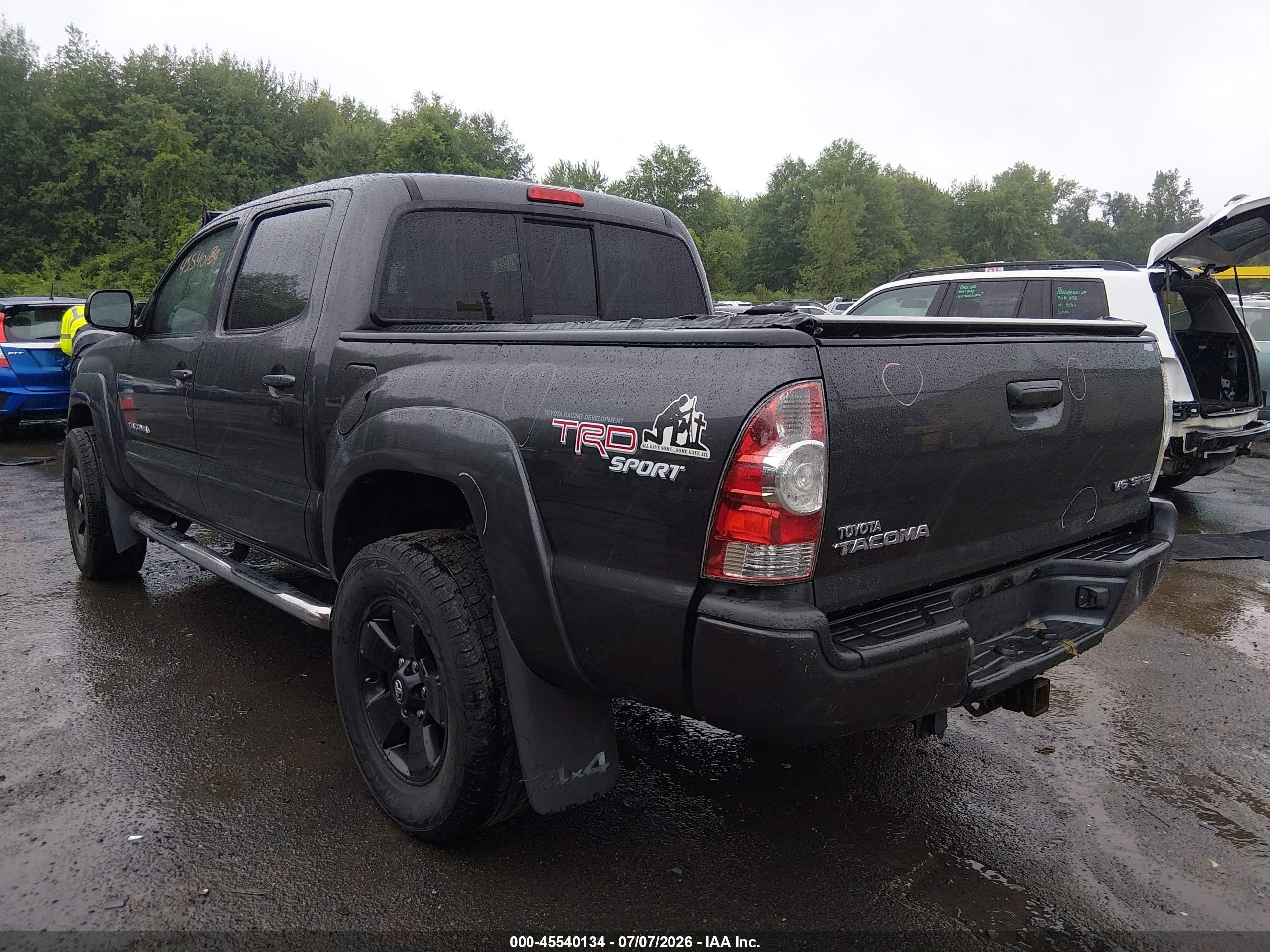 2010 Toyota Tacoma Base V6 Gray vin: 3TMLU4EN7AM040877