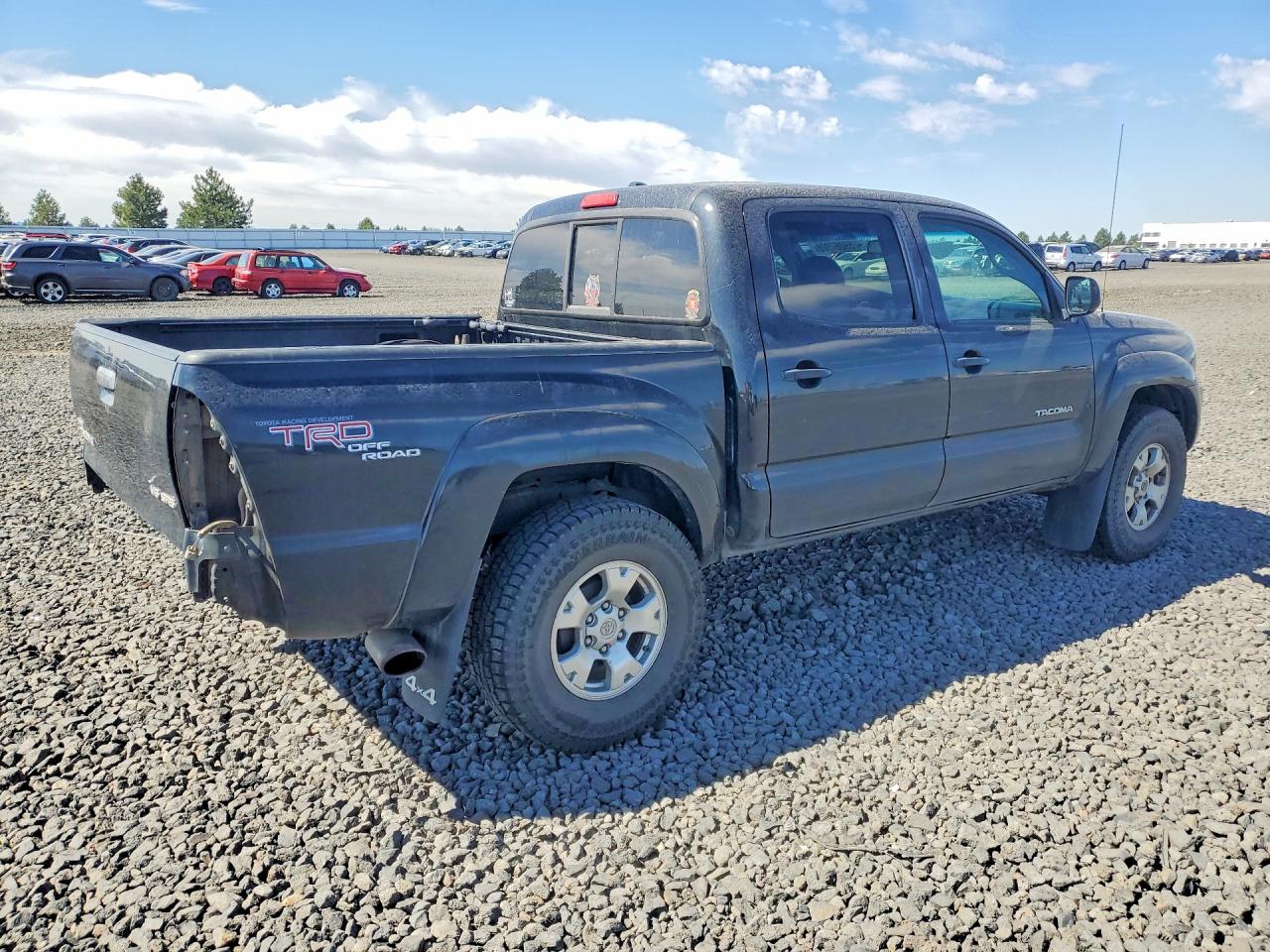 2010 Toyota Tacoma Double Cab Black vin: 3TMLU4EN7AM055024