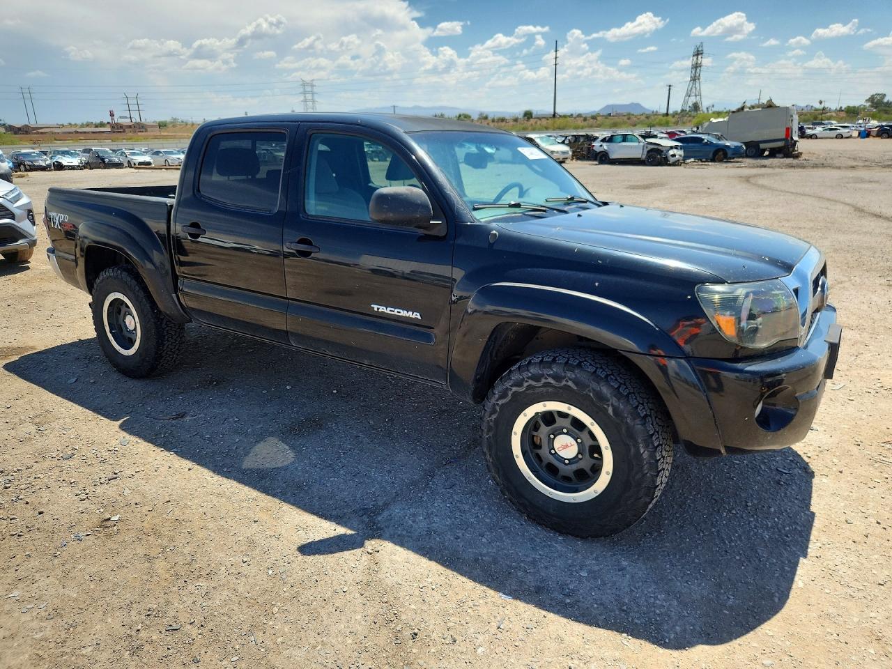 2011 Toyota Tacoma Double Cab Black vin: 3TMLU4EN7BM072374