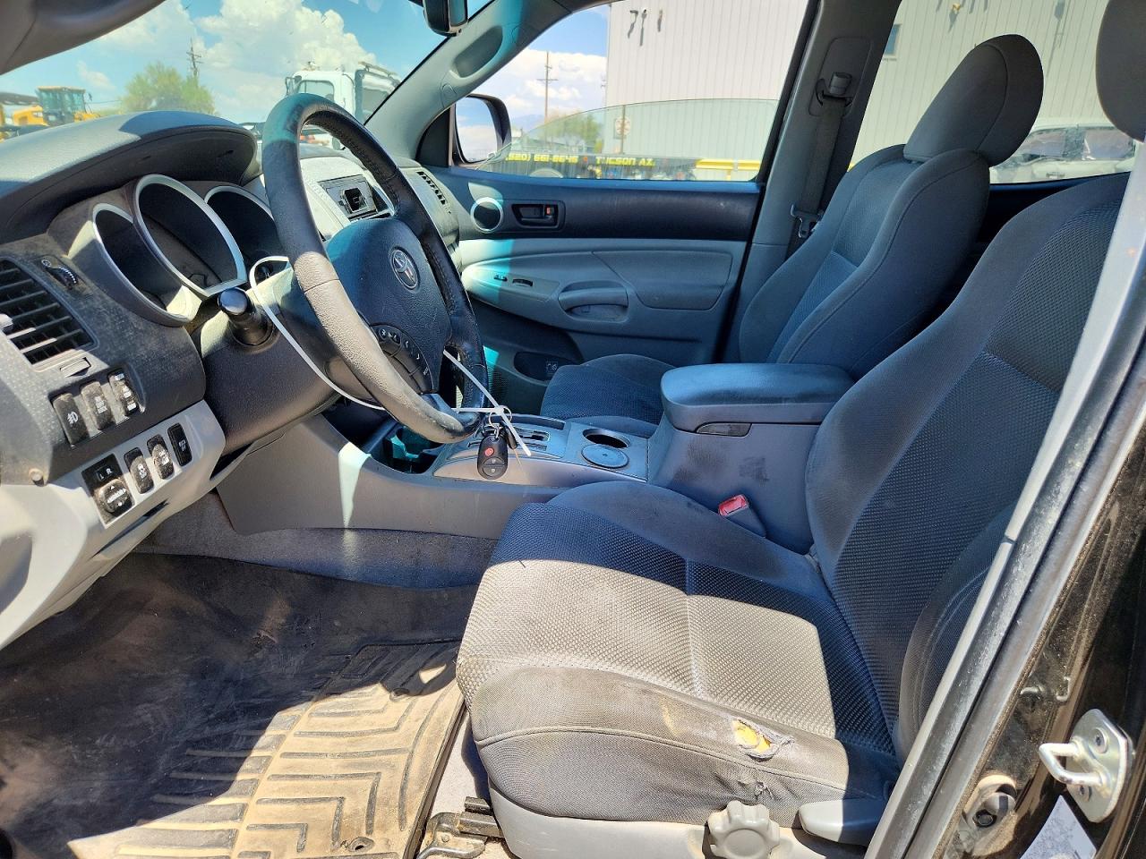 2011 Toyota Tacoma Double Cab Black vin: 3TMLU4EN7BM072374