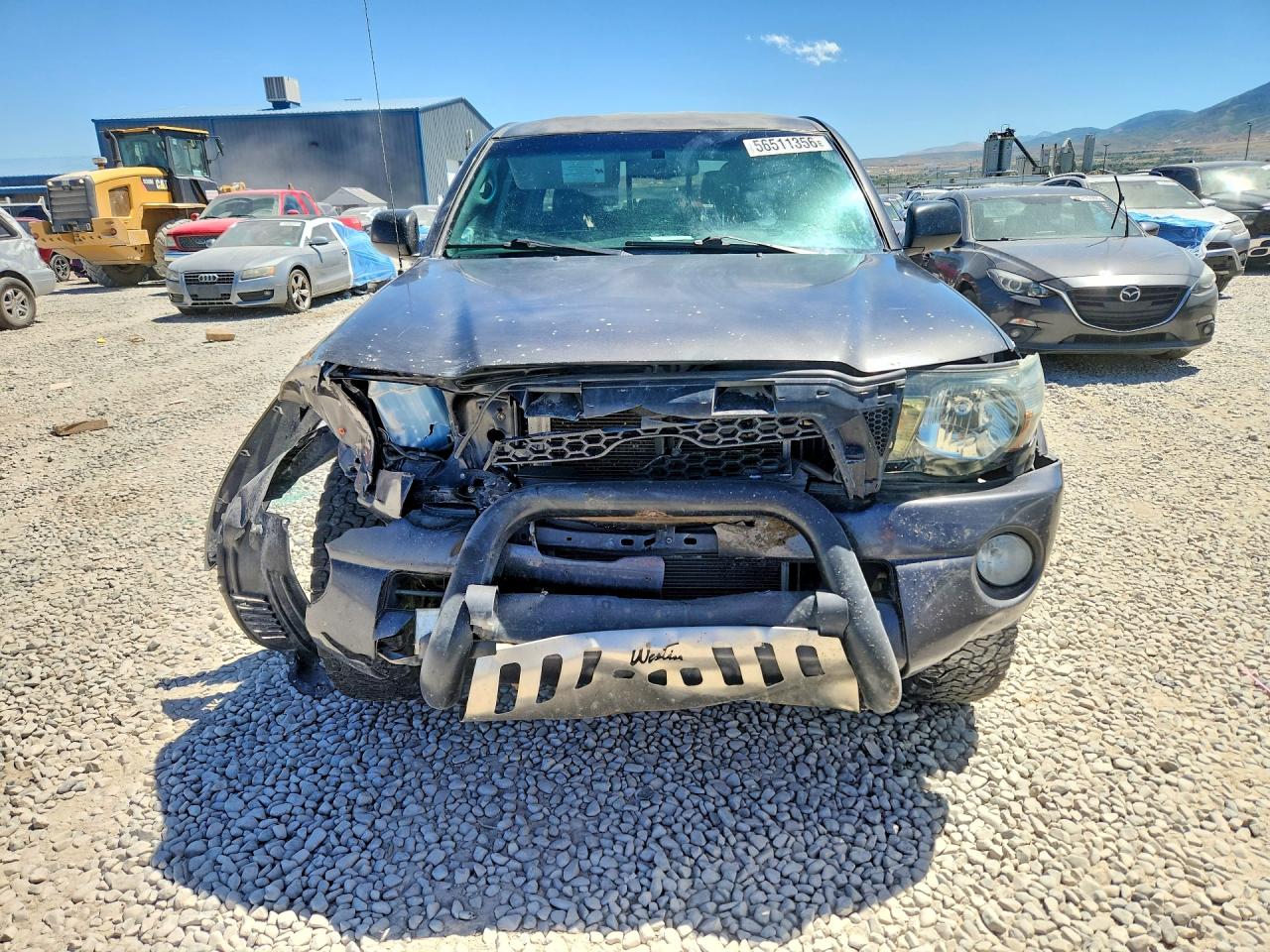 2011 Toyota Tacoma Double Cab Gray vin: 3TMLU4EN7BM076232