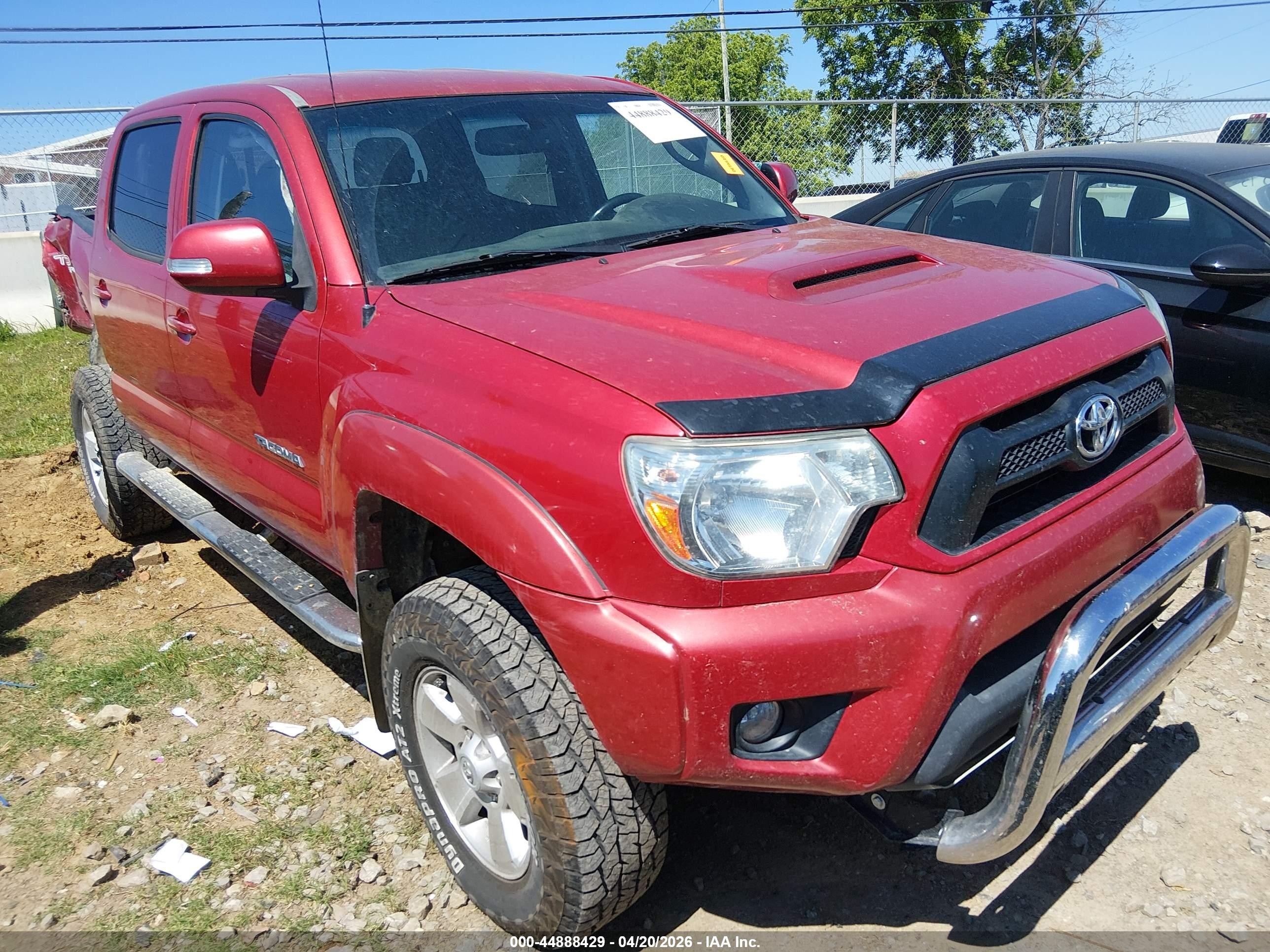 2012 Toyota Tacoma Base V6 Burgundy vin: 3TMLU4EN7CM087135