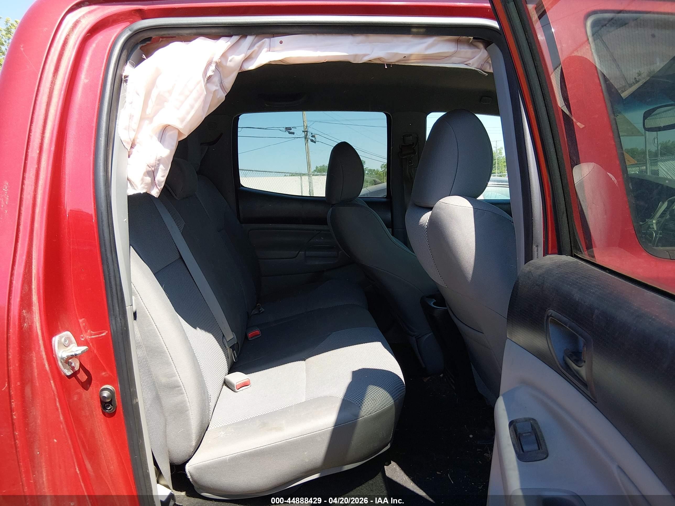 2012 Toyota Tacoma Base V6 Burgundy vin: 3TMLU4EN7CM087135