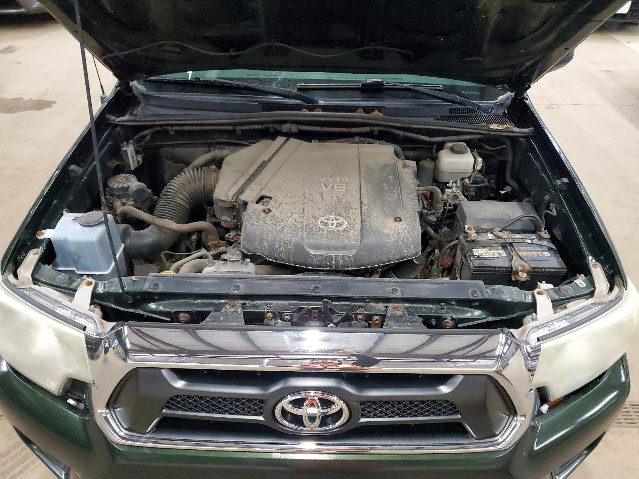 2012 Toyota Tacoma Double Cab Green vin: 3TMLU4EN7CM096689