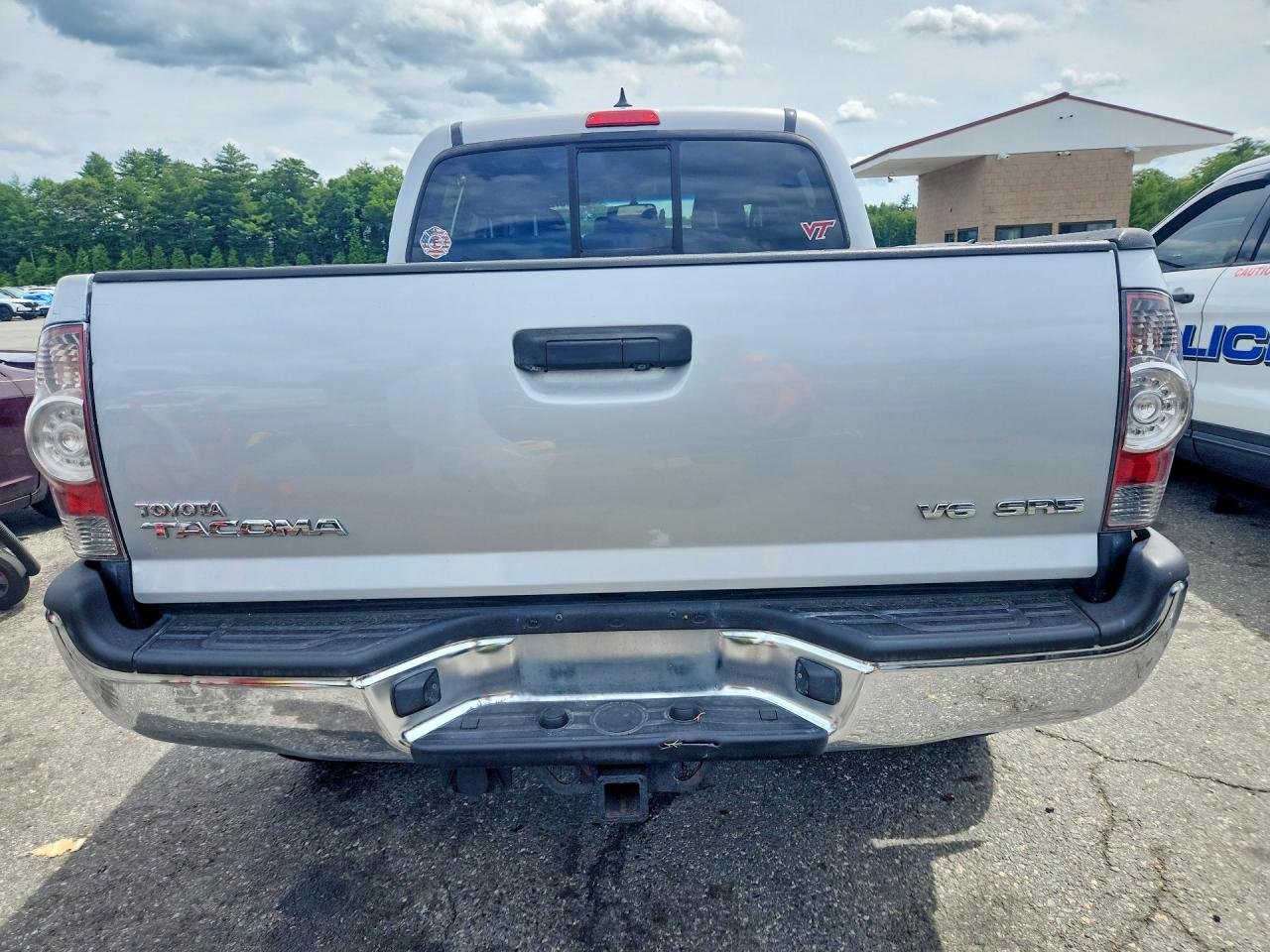 2012 Toyota Tacoma Double Cab Silver vin: 3TMLU4EN7CM098149