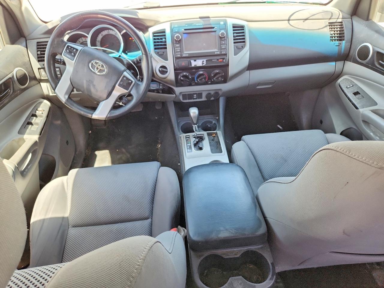 2013 Toyota Tacoma Double Cab White vin: 3TMLU4EN7DM116456