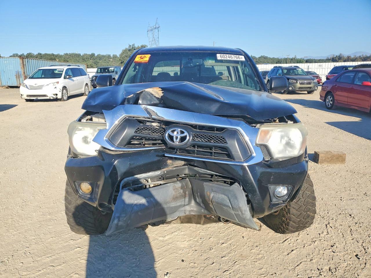 2013 Toyota Tacoma Double Cab Black vin: 3TMLU4EN7DM127568