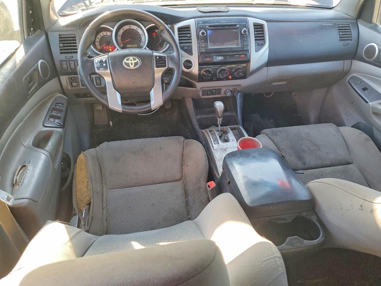 2013 Toyota Tacoma Double Cab Black vin: 3TMLU4EN7DM127568