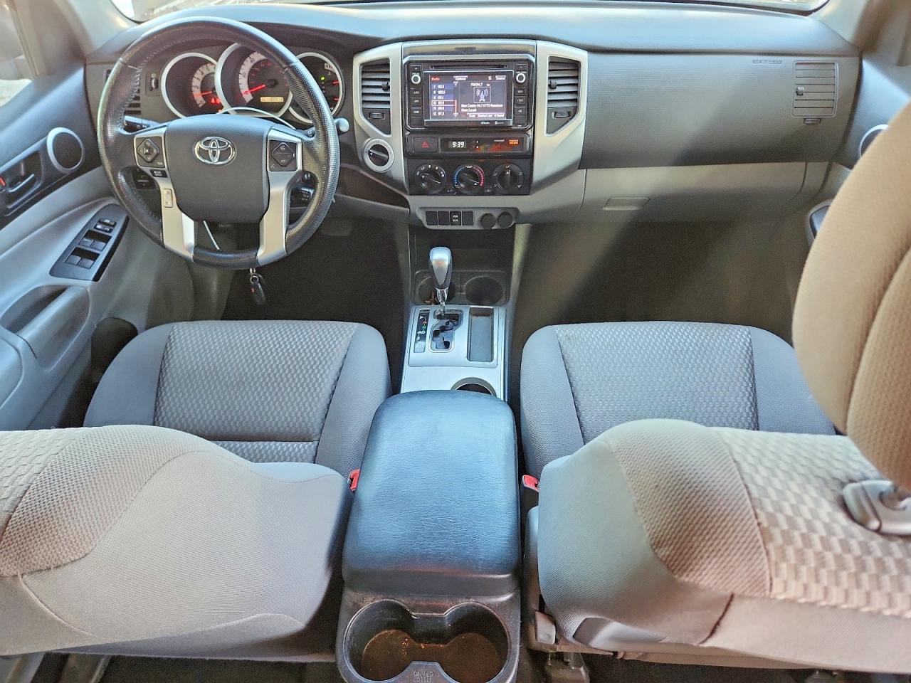 2014 Toyota Tacoma Double Cab Gray vin: 3TMLU4EN7EM137664