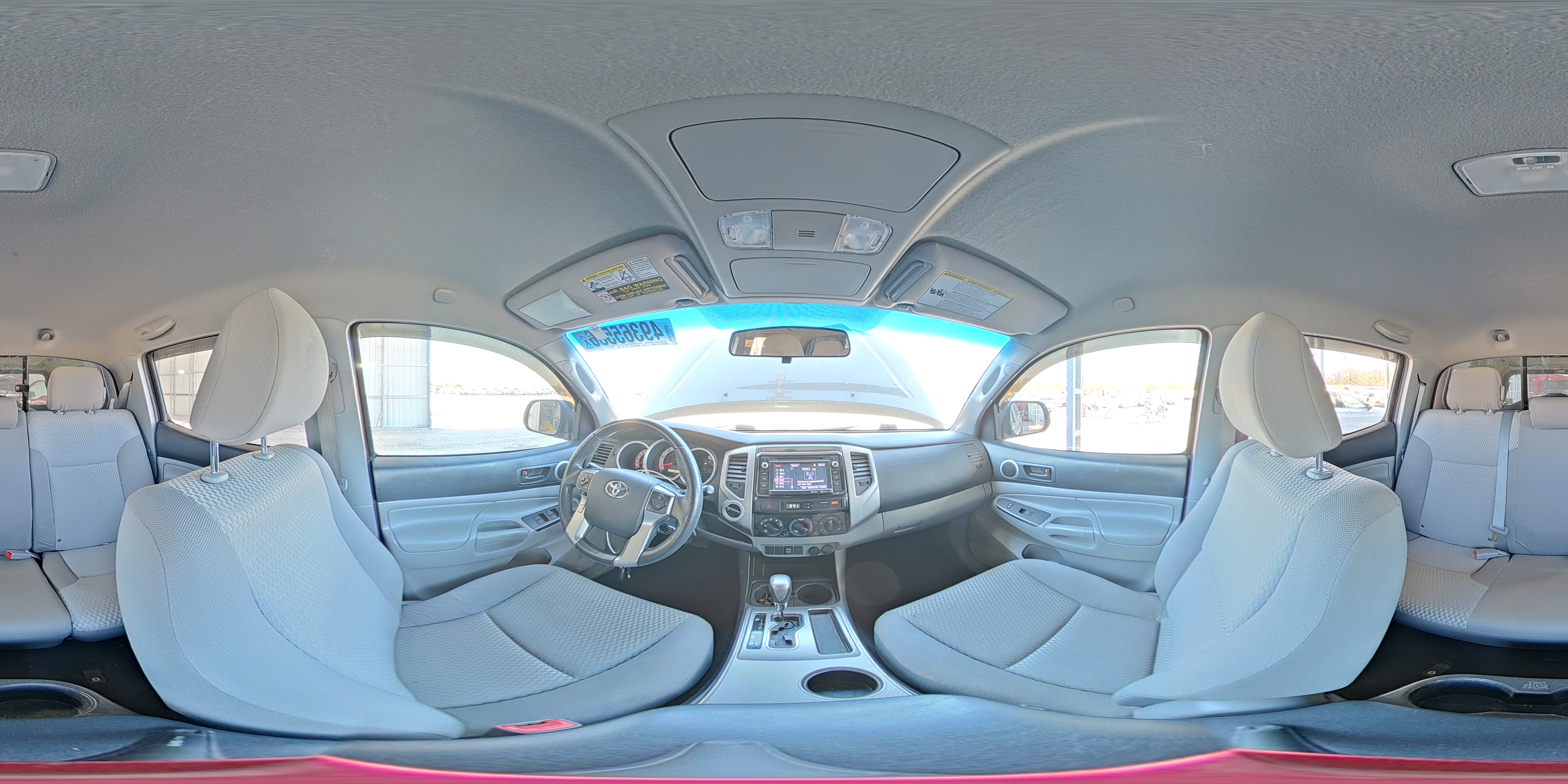 2014 Toyota Tacoma Double Cab Gray vin: 3TMLU4EN7EM137664