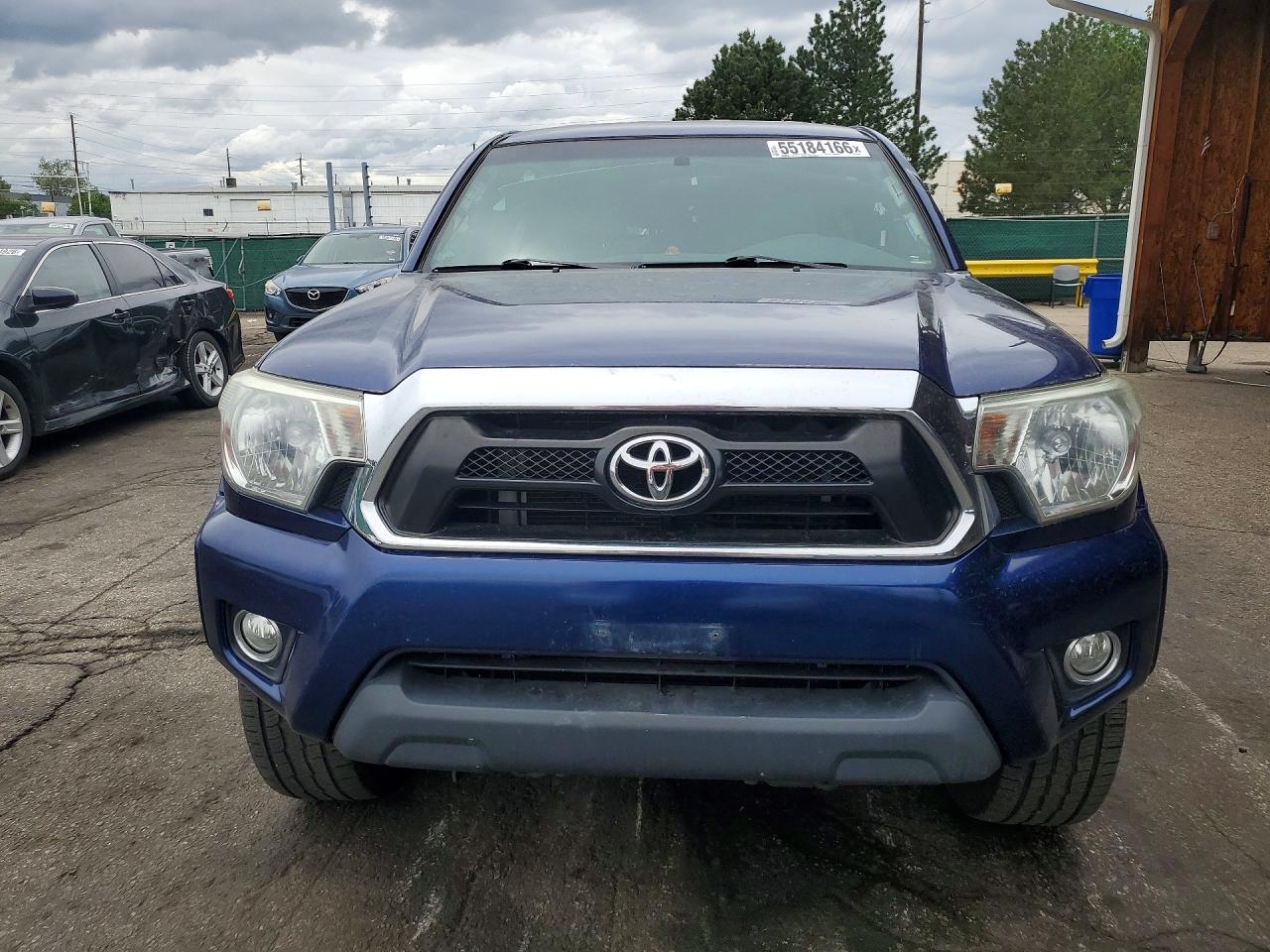 2015 Toyota Tacoma V6 Blue vin: 3TMLU4EN7FM183559