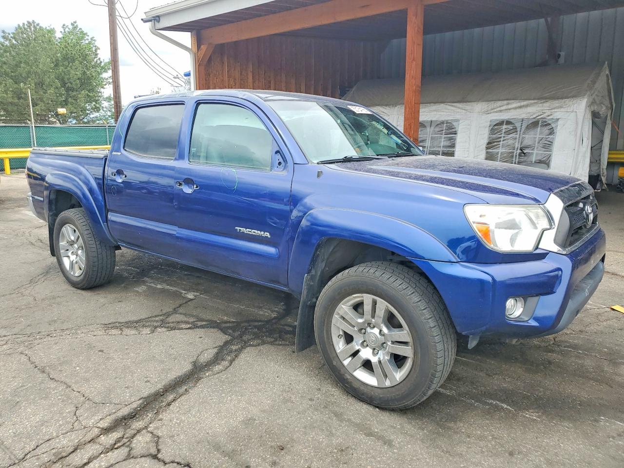 2015 Toyota Tacoma V6 Blue vin: 3TMLU4EN7FM183559
