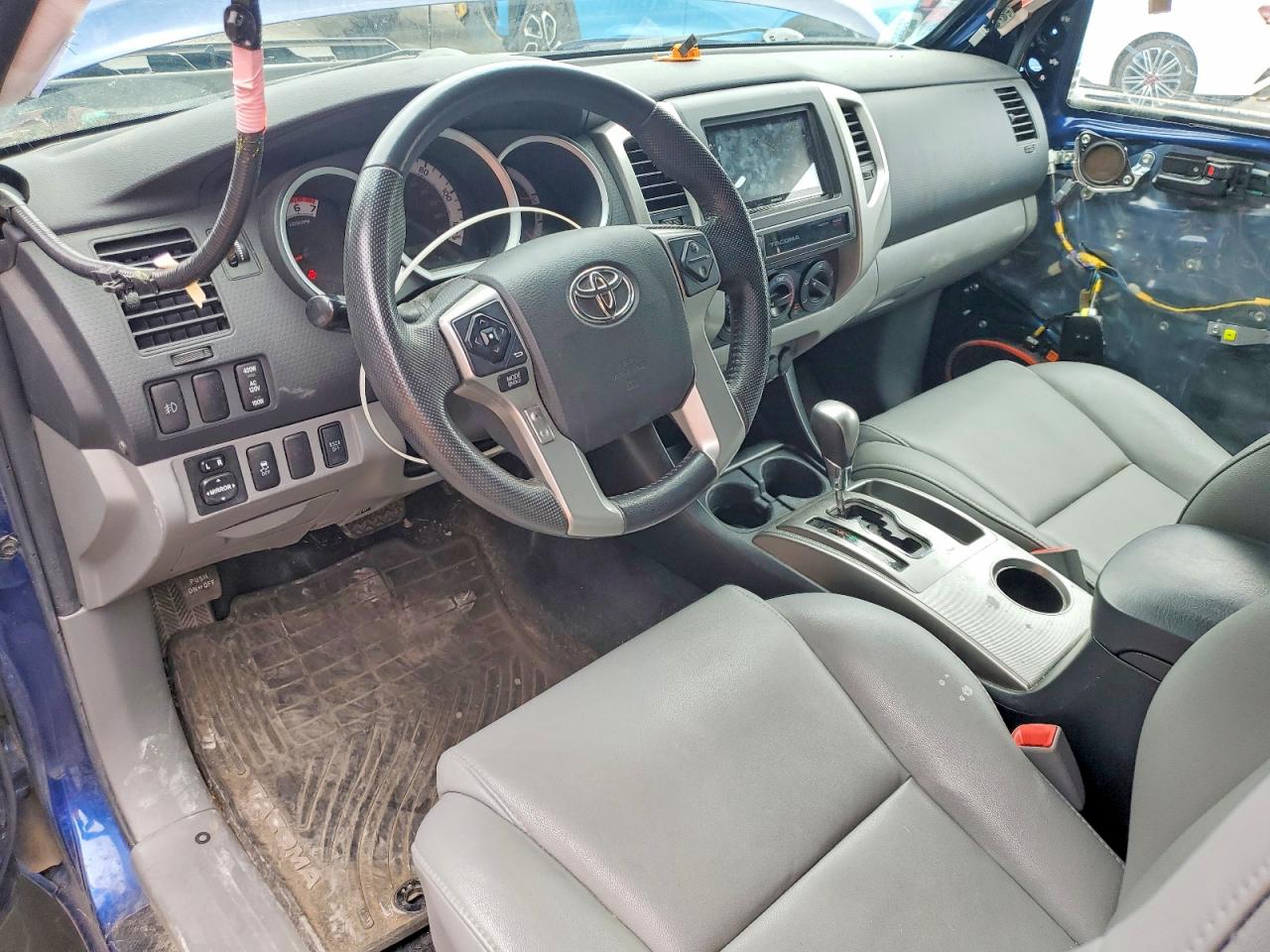 2015 Toyota Tacoma V6 Blue vin: 3TMLU4EN7FM183559