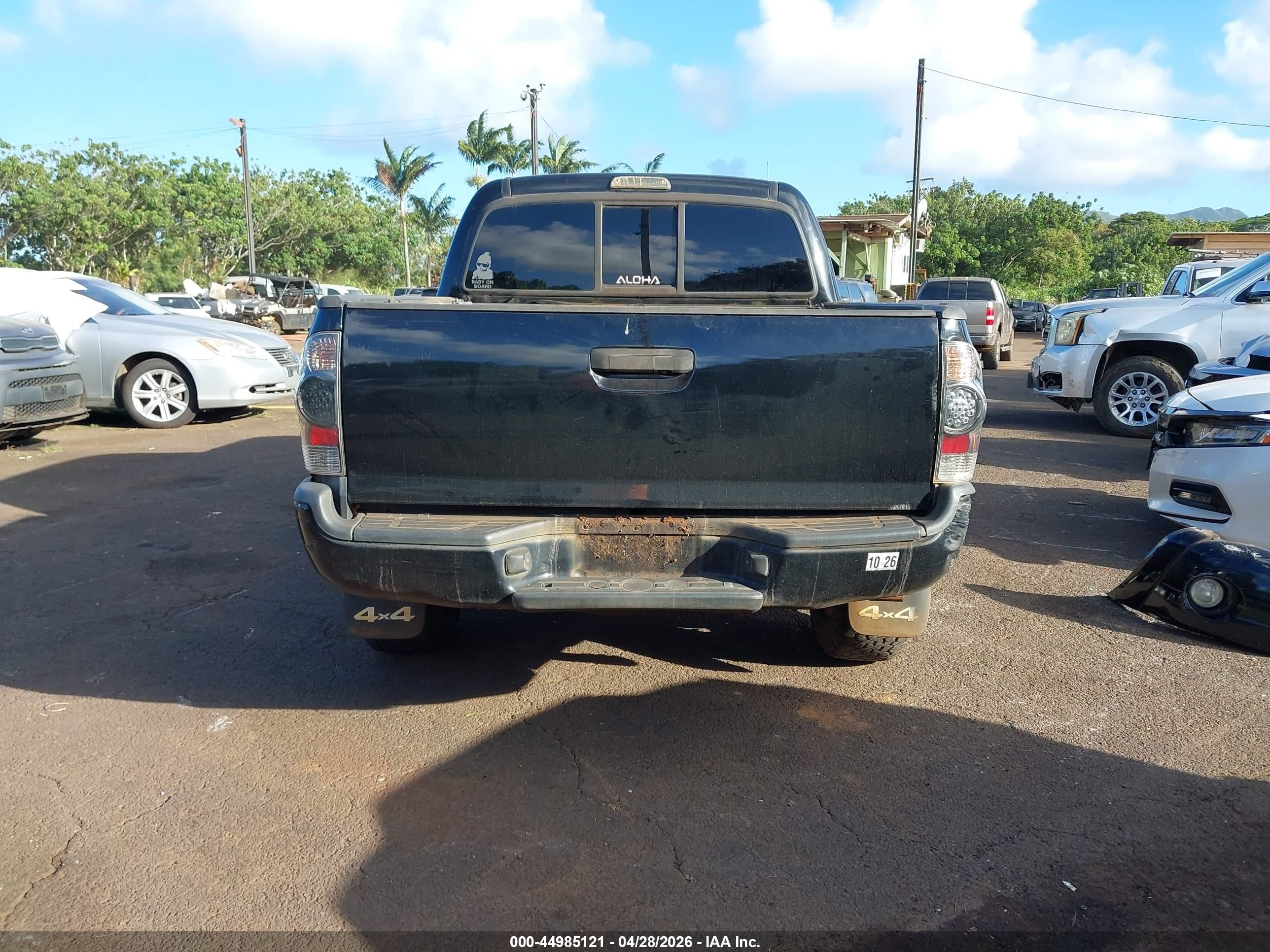 2011 Toyota Tacoma Base V6 Black vin: 3TMLU4EN8BM057379