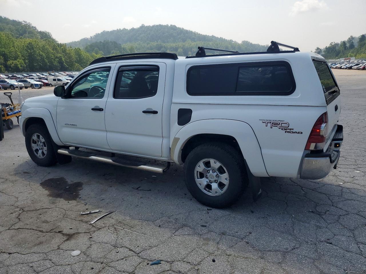2011 Toyota Tacoma Double Cab White vin: 3TMLU4EN8BM072724