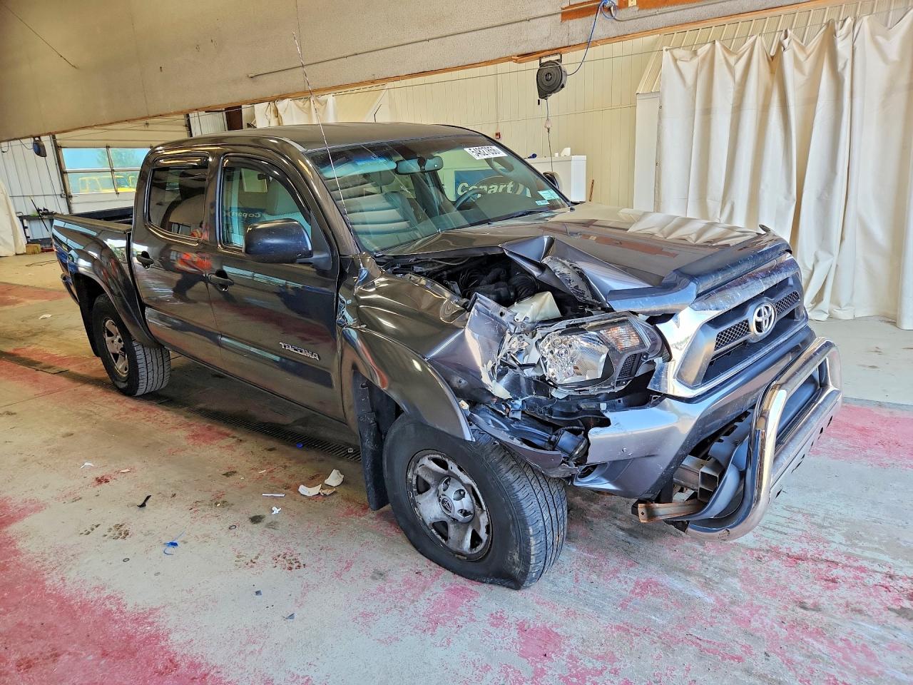 2012 Toyota Tacoma Double Cab Серый vin: 3TMLU4EN8CM092070