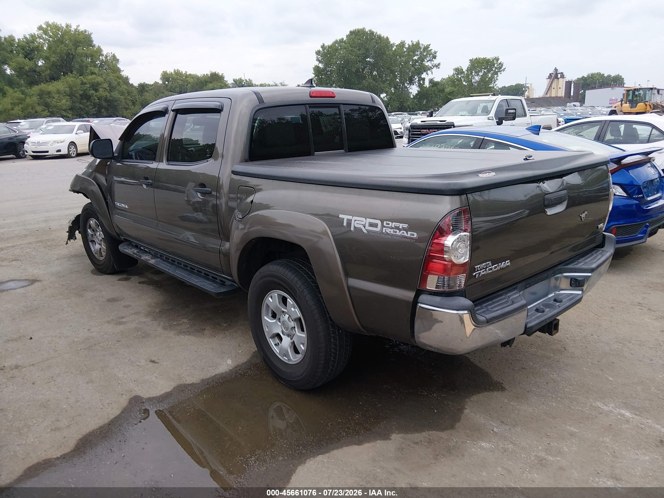 2012 Toyota Tacoma Base V6 Brown vin: 3TMLU4EN8CM101009