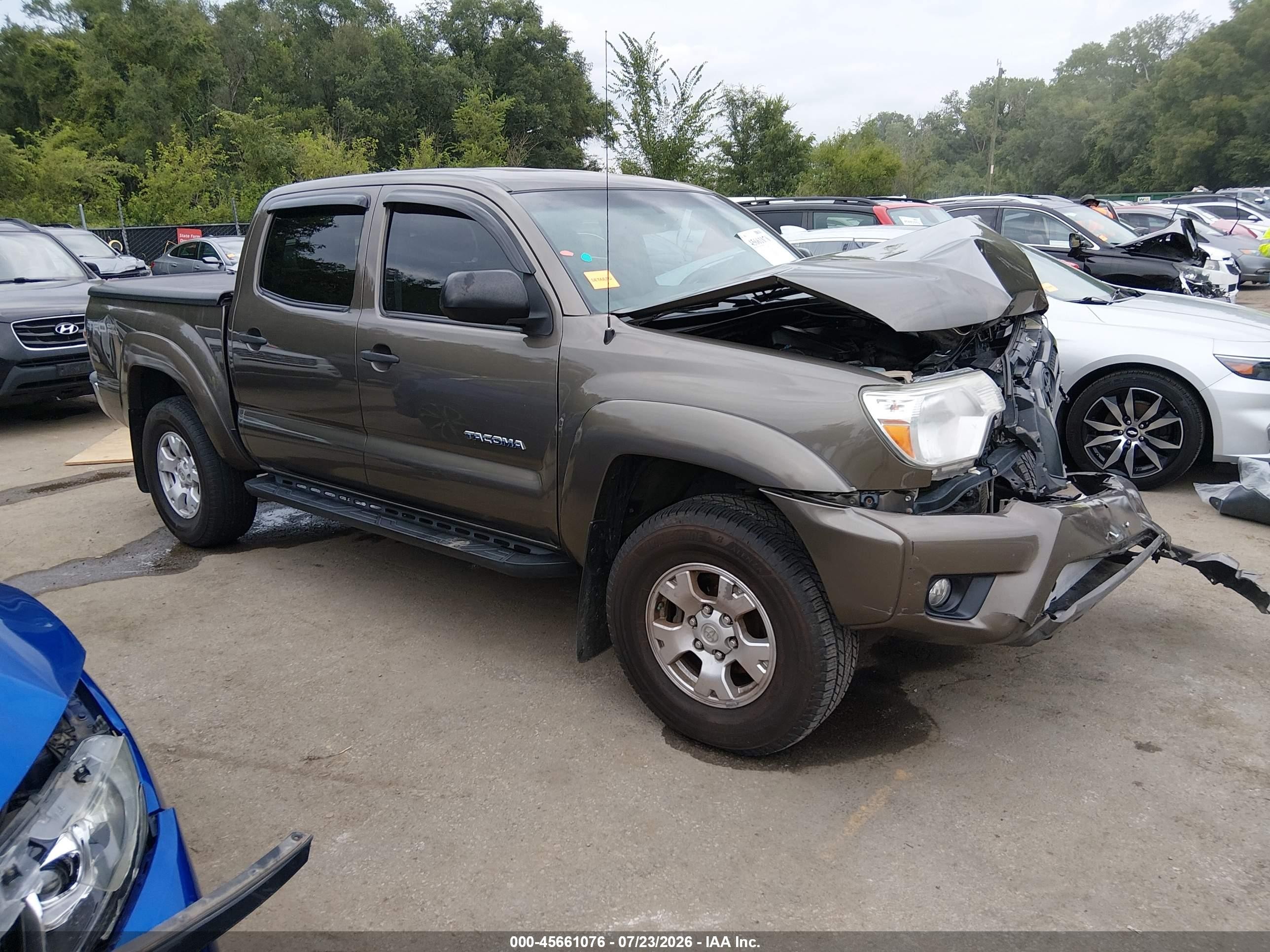 2012 Toyota Tacoma Base V6 Brown vin: 3TMLU4EN8CM101009