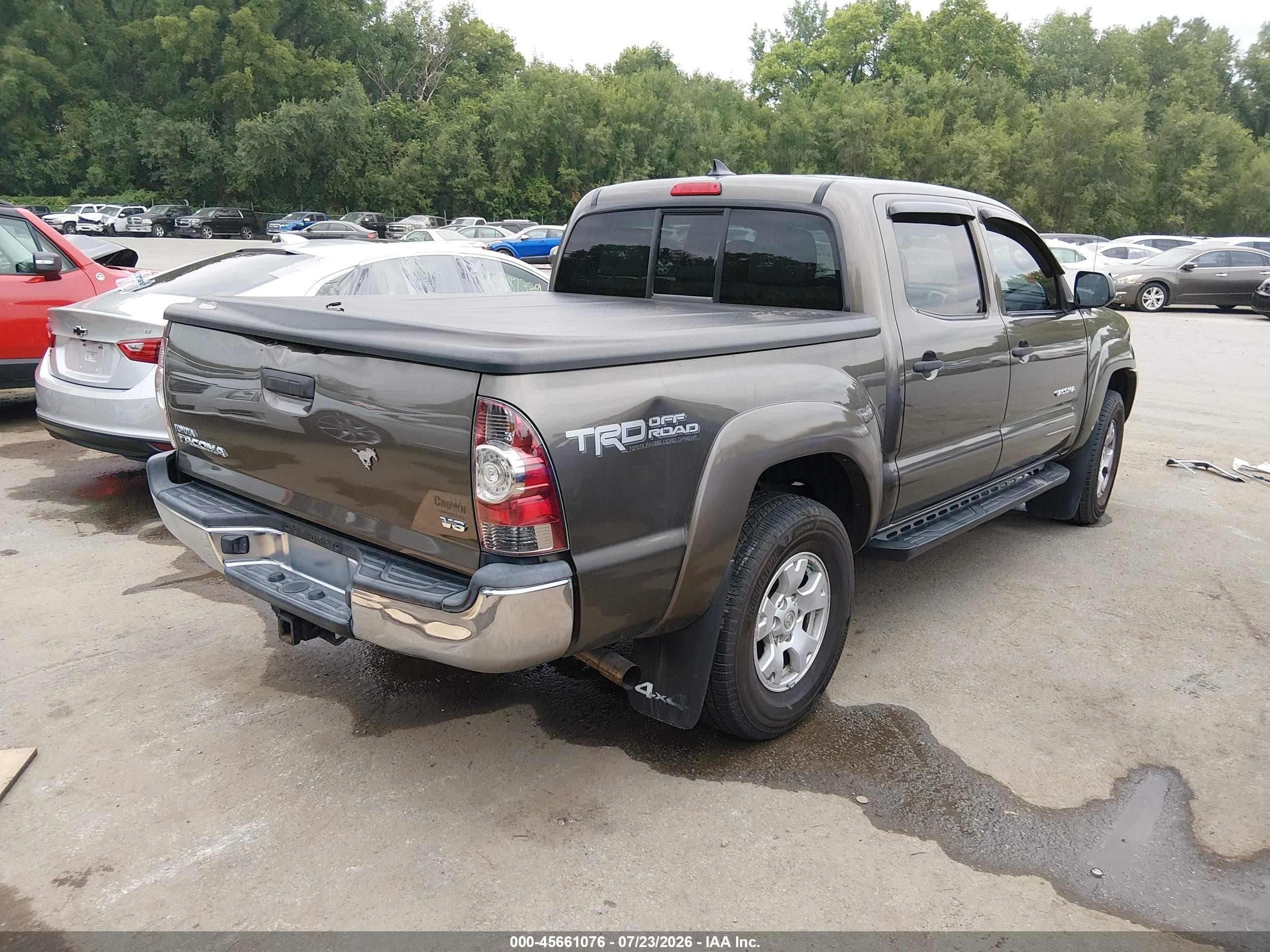 2012 Toyota Tacoma Base V6 Brown vin: 3TMLU4EN8CM101009