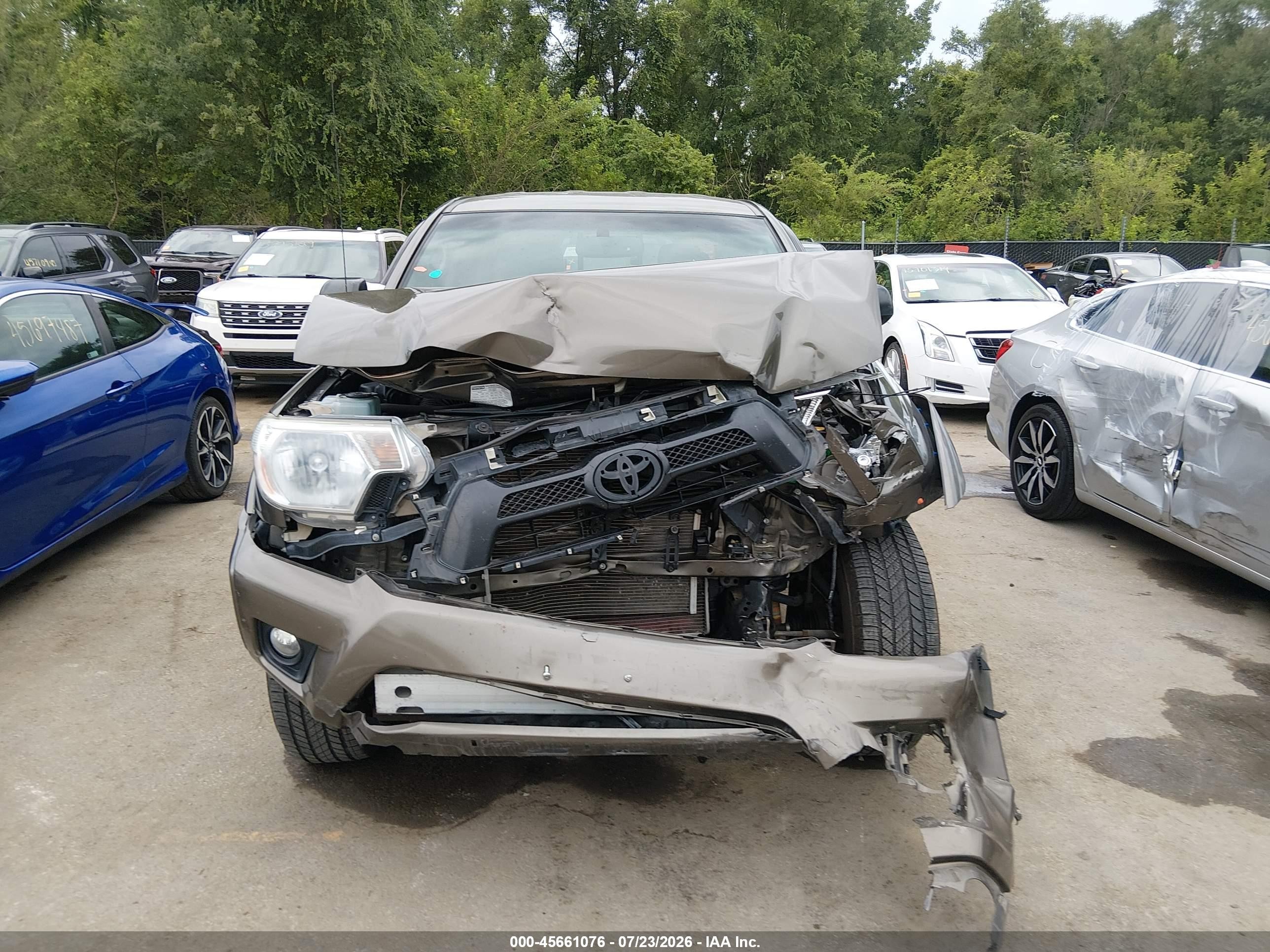 2012 Toyota Tacoma Base V6 Brown vin: 3TMLU4EN8CM101009
