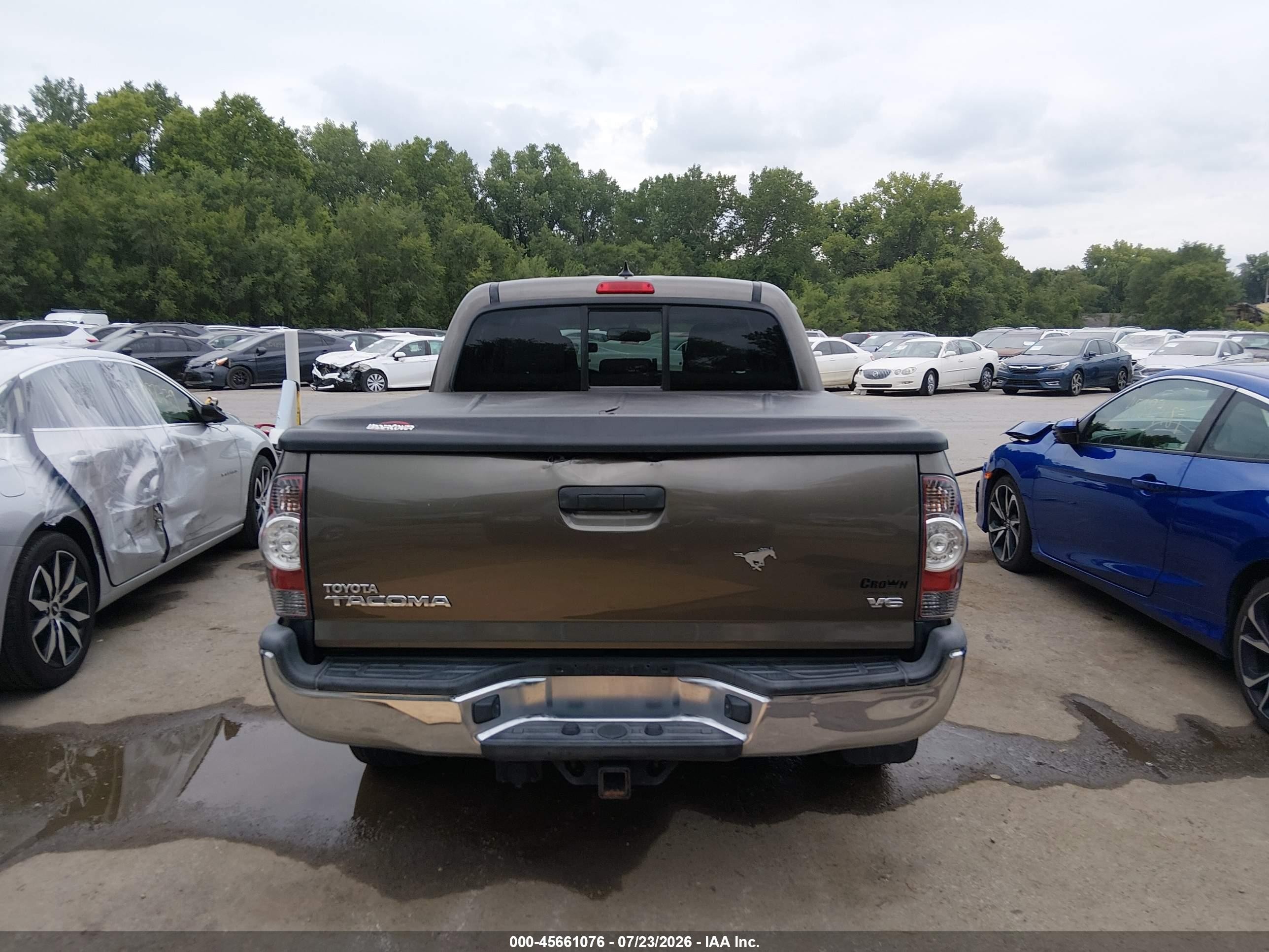 2012 Toyota Tacoma Base V6 Brown vin: 3TMLU4EN8CM101009