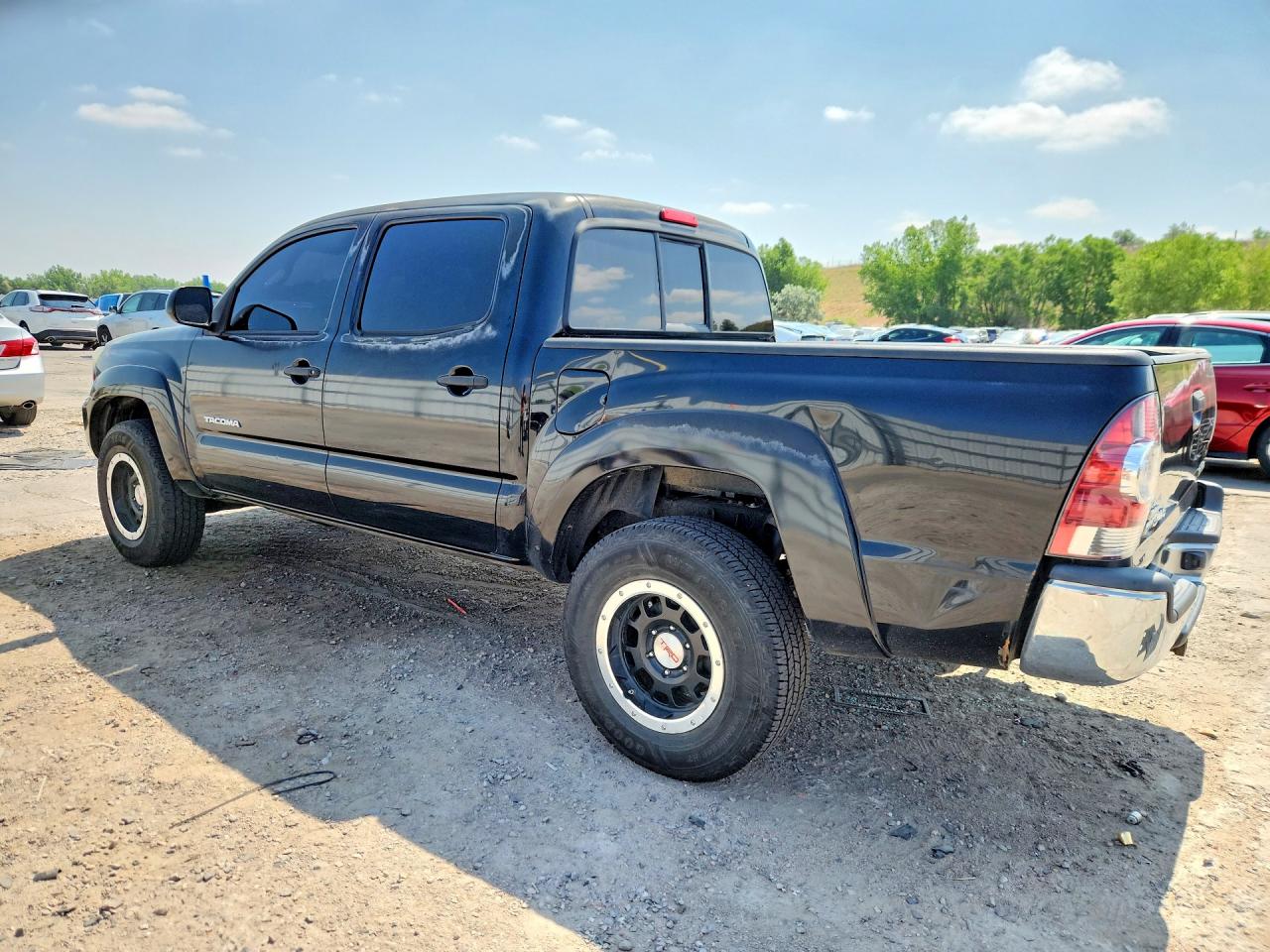 2013 Toyota Tacoma Double Cab Black vin: 3TMLU4EN8DM109953