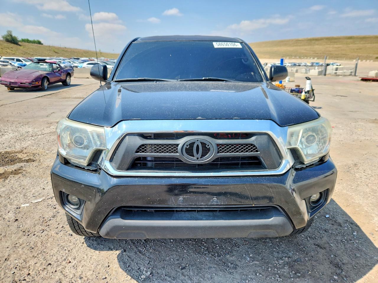2013 Toyota Tacoma Double Cab Black vin: 3TMLU4EN8DM109953