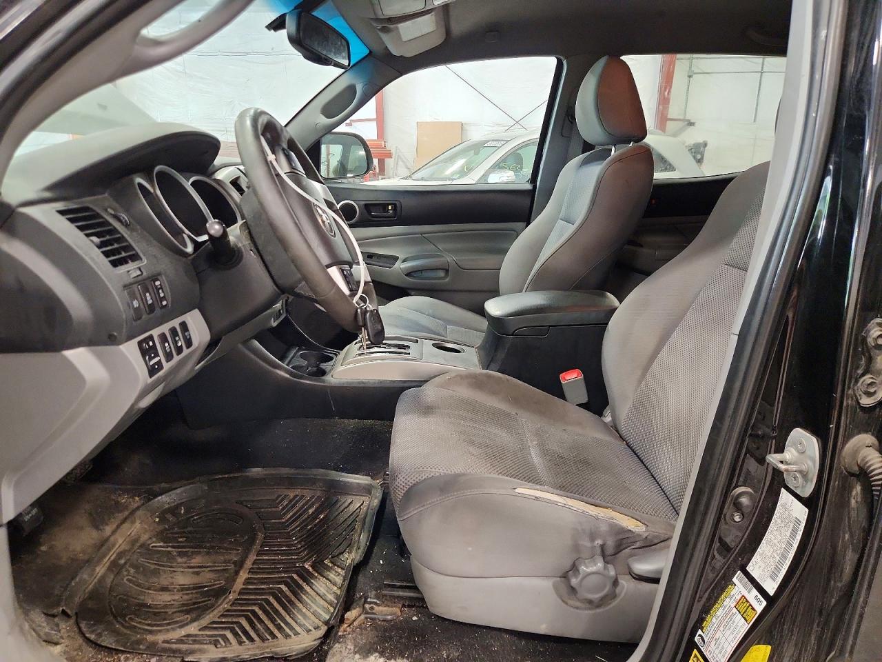 2013 Toyota Tacoma Double Cab Black vin: 3TMLU4EN8DM122587