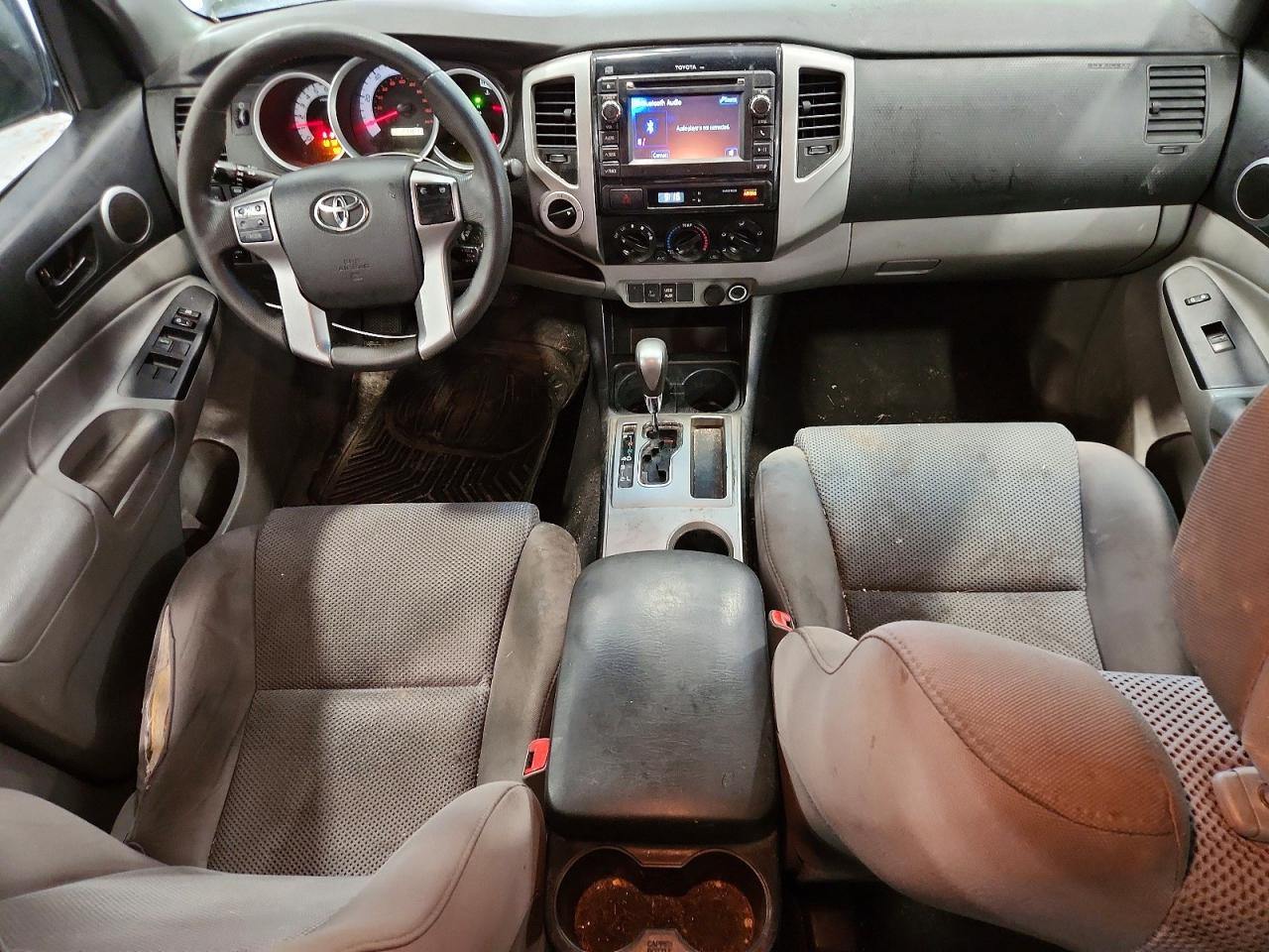 2013 Toyota Tacoma Double Cab Black vin: 3TMLU4EN8DM122587