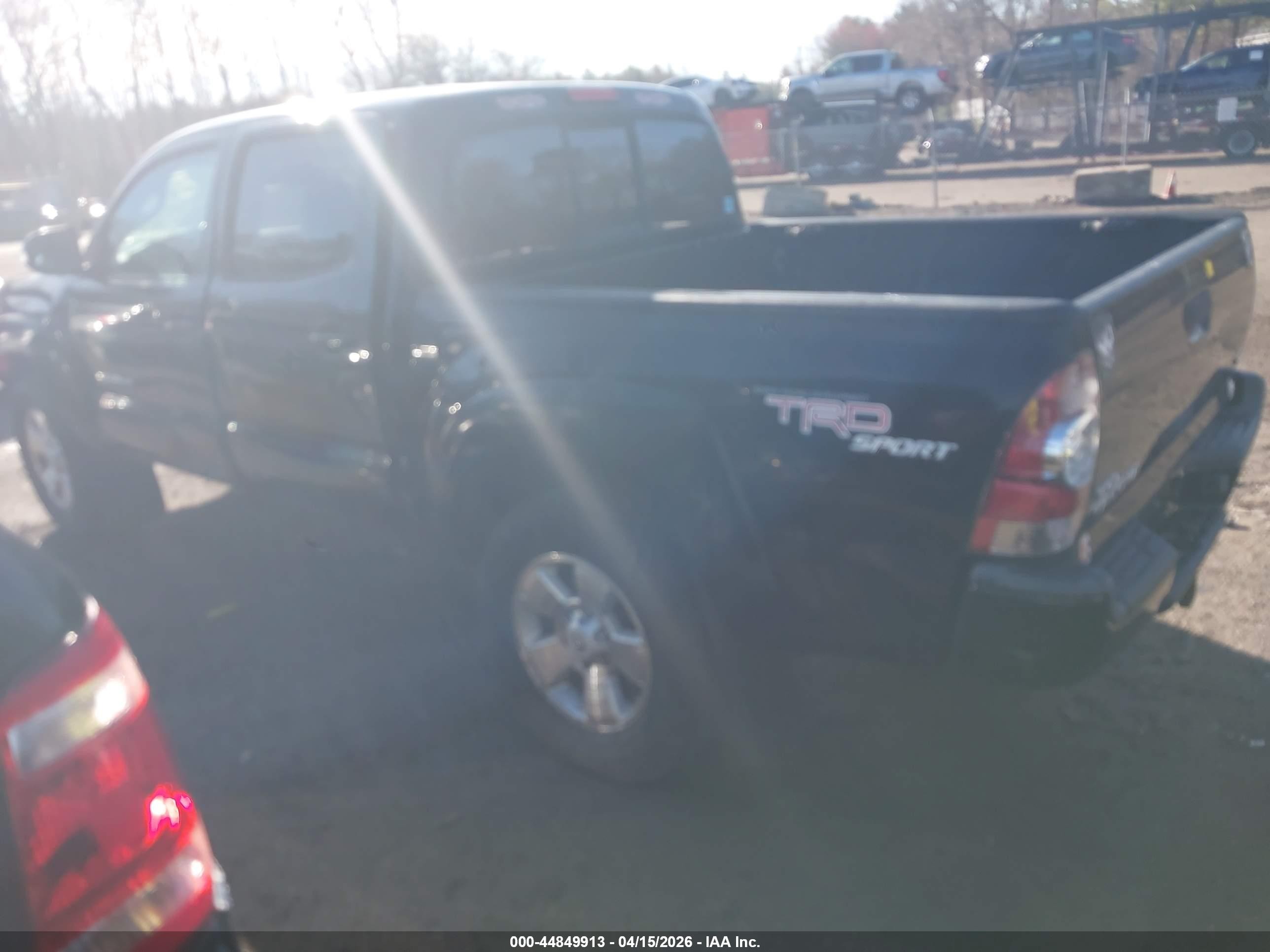2013 Toyota Tacoma Base V6 Black vin: 3TMLU4EN8DM126297