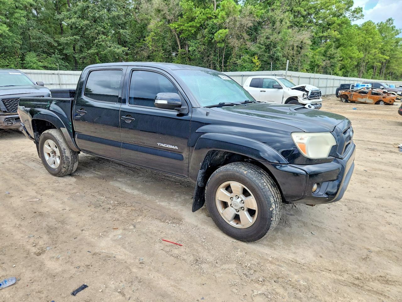 2014 Toyota Tacoma V6 Black vin: 3TMLU4EN8EM143618