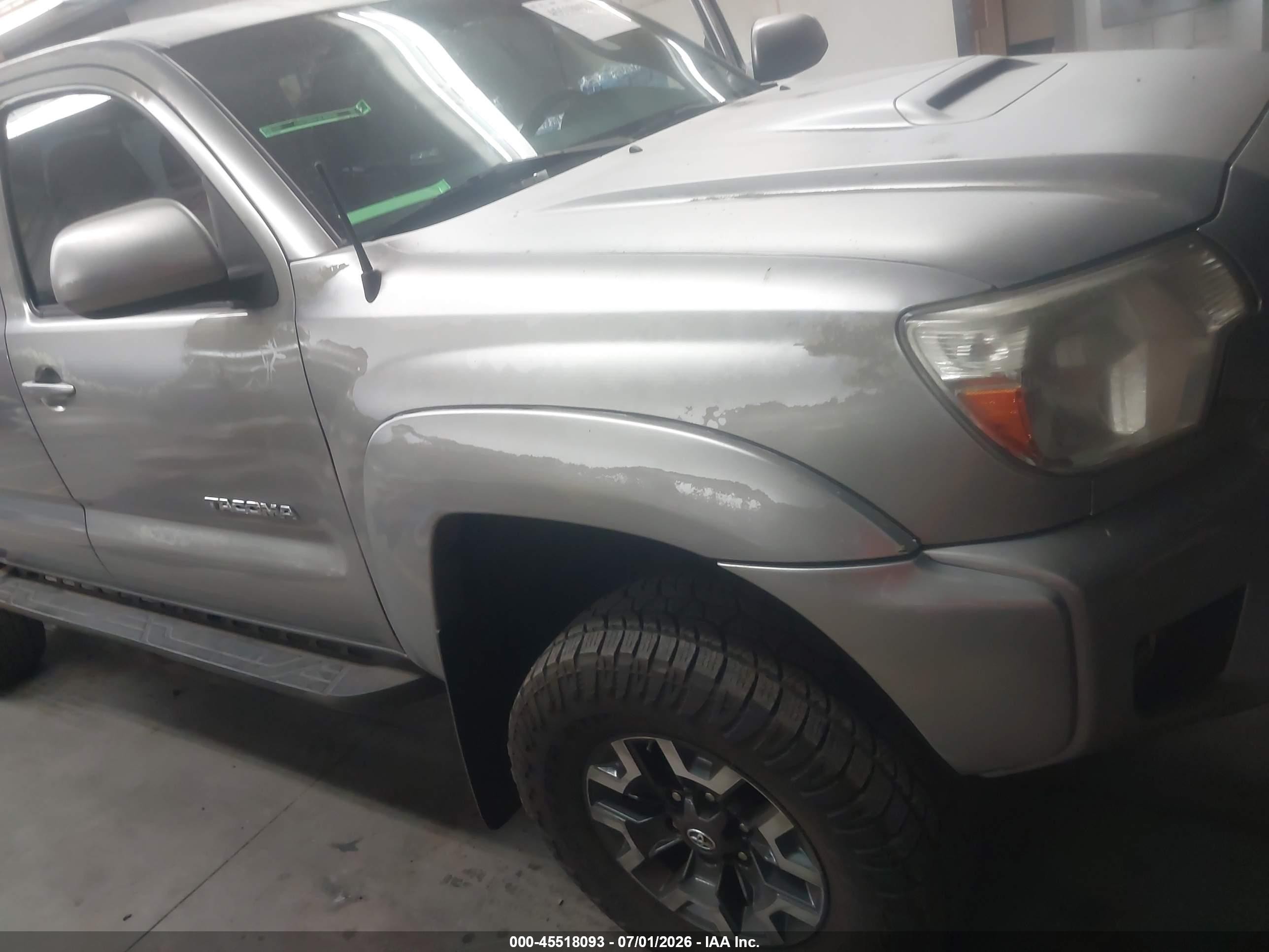 2014 Toyota Tacoma Base V6 Gray vin: 3TMLU4EN8EM145692