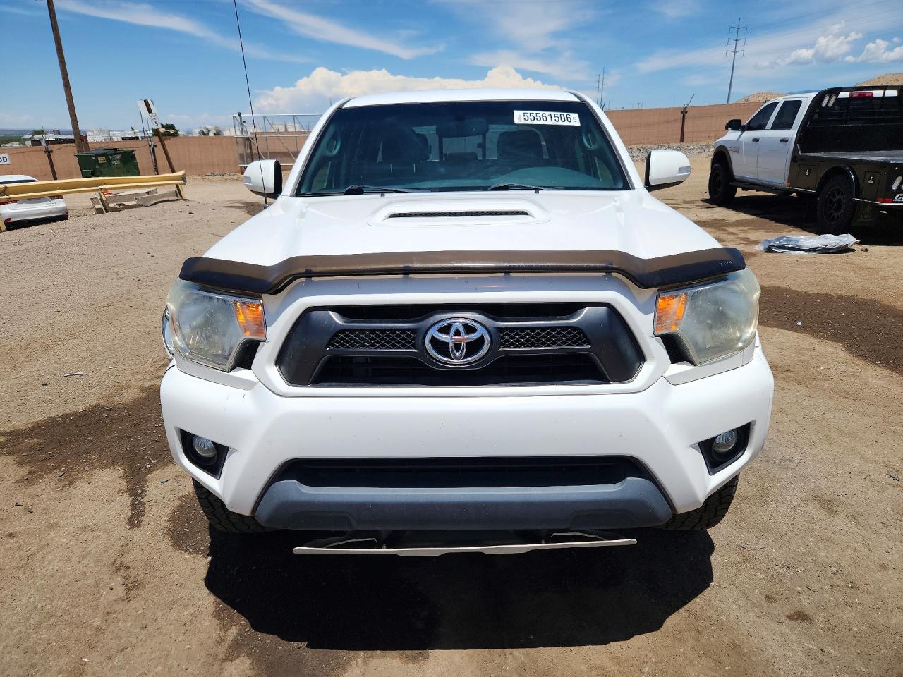 2014 Toyota Tacoma Double Cab White vin: 3TMLU4EN8EM153890