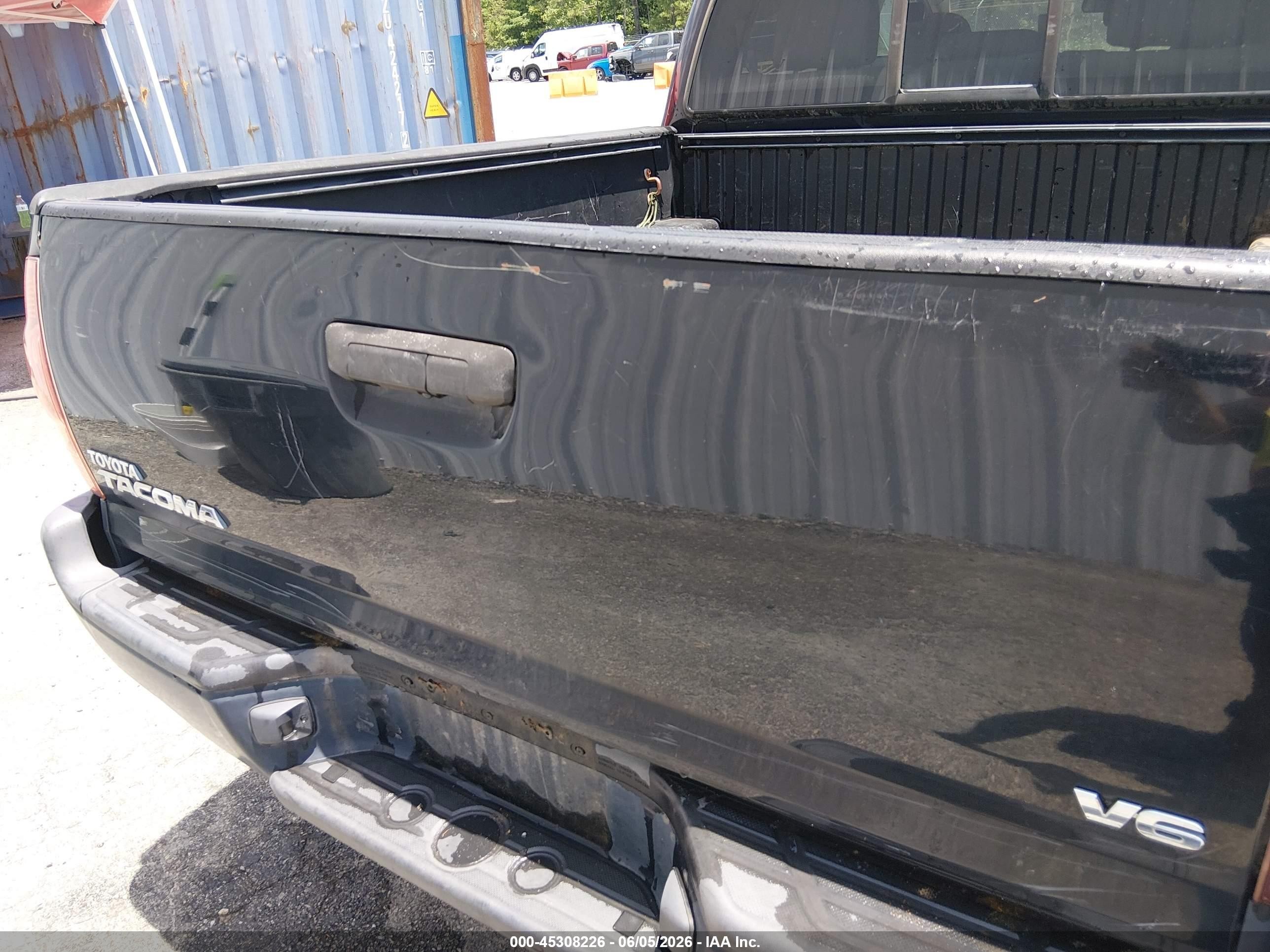 2014 Toyota Tacoma Base V6 Black vin: 3TMLU4EN8EM163058