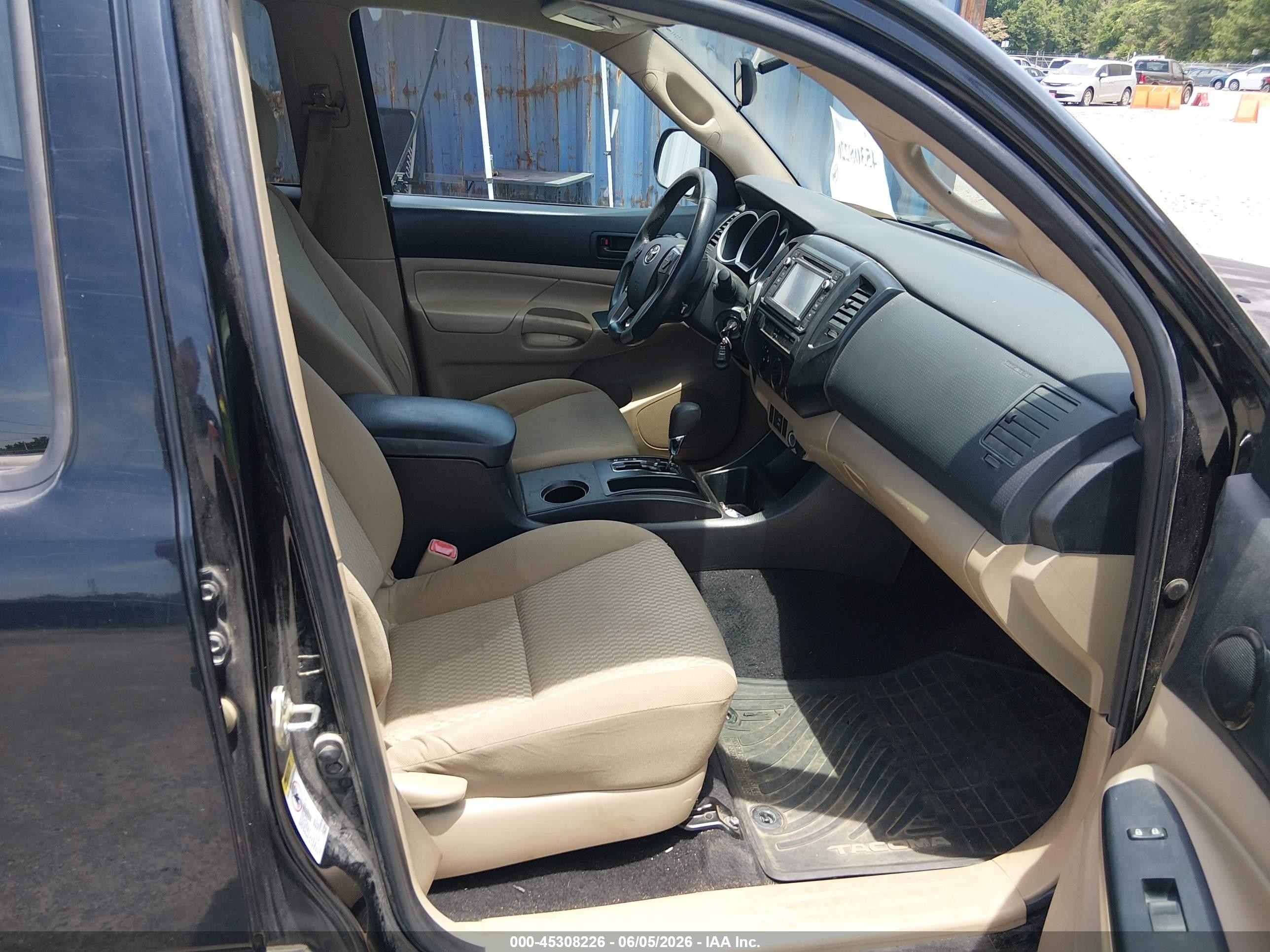 2014 Toyota Tacoma Base V6 Black vin: 3TMLU4EN8EM163058