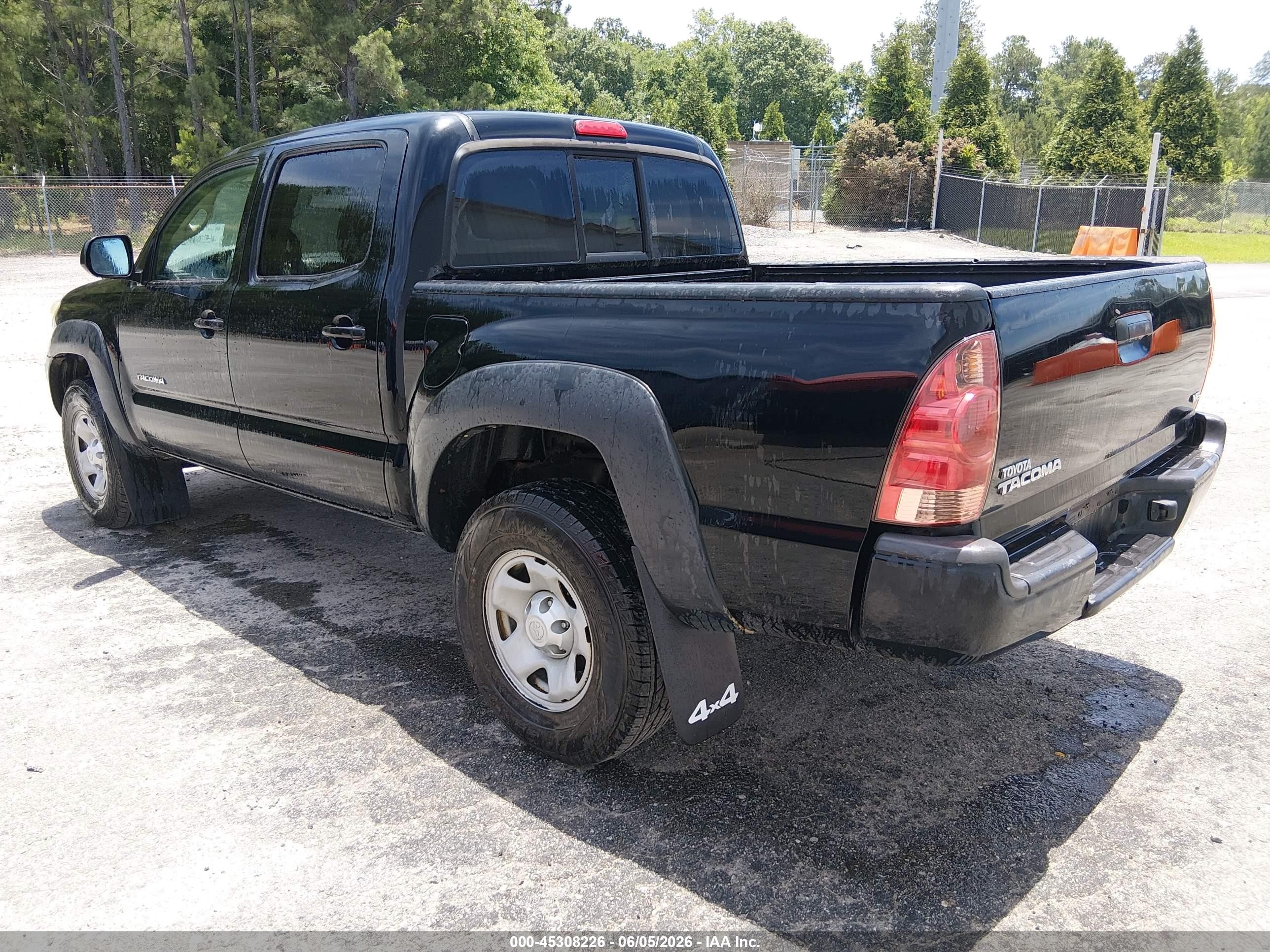 2014 Toyota Tacoma Base V6 Black vin: 3TMLU4EN8EM163058