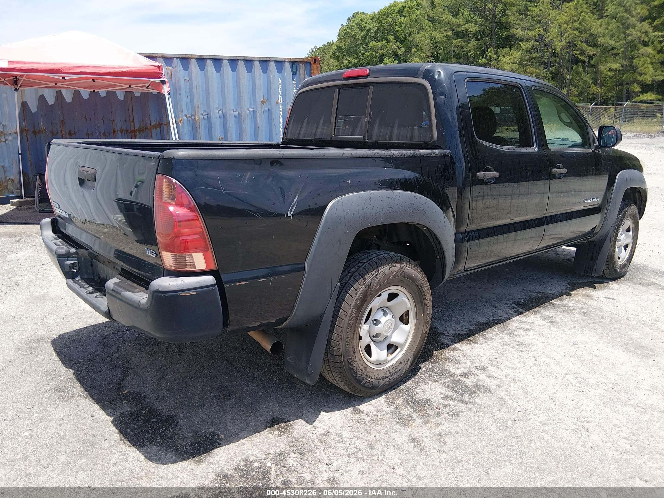 2014 Toyota Tacoma Base V6 Black vin: 3TMLU4EN8EM163058