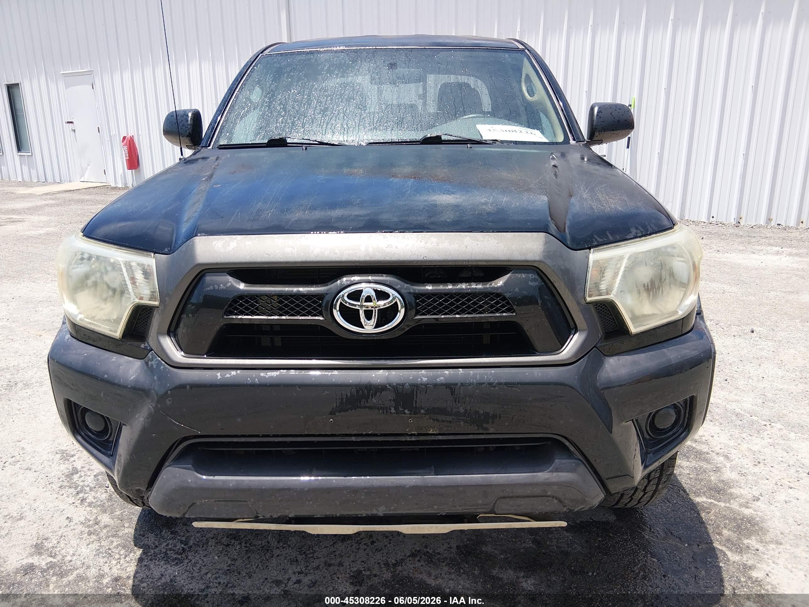 2014 Toyota Tacoma Base V6 Black vin: 3TMLU4EN8EM163058