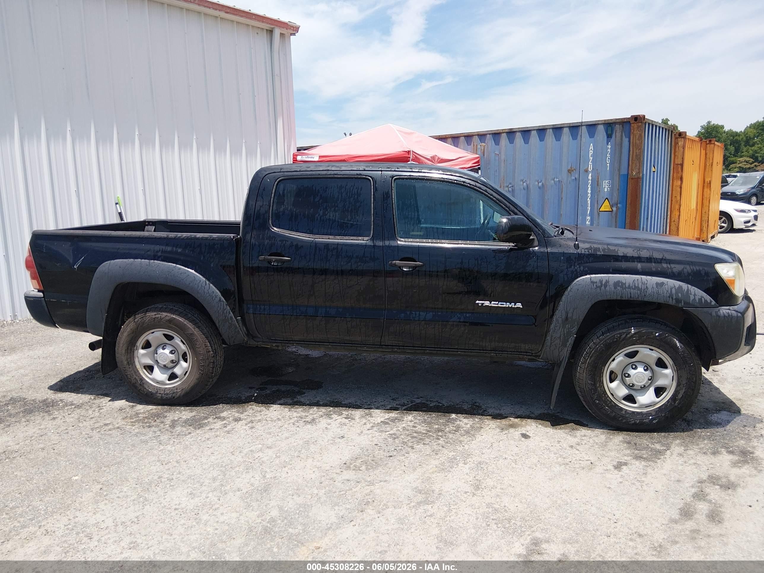 2014 Toyota Tacoma Base V6 Black vin: 3TMLU4EN8EM163058