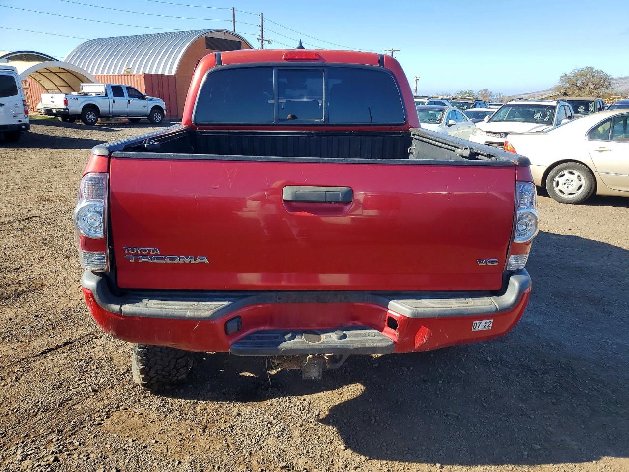 2015 Toyota Tacoma Double Cab Red vin: 3TMLU4EN8FM194280
