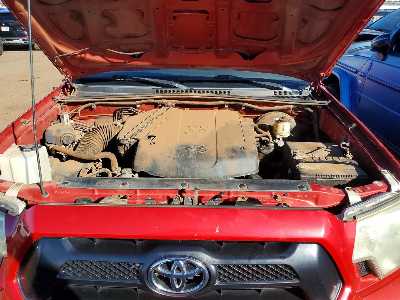 2015 Toyota Tacoma Double Cab Red vin: 3TMLU4EN8FM194280