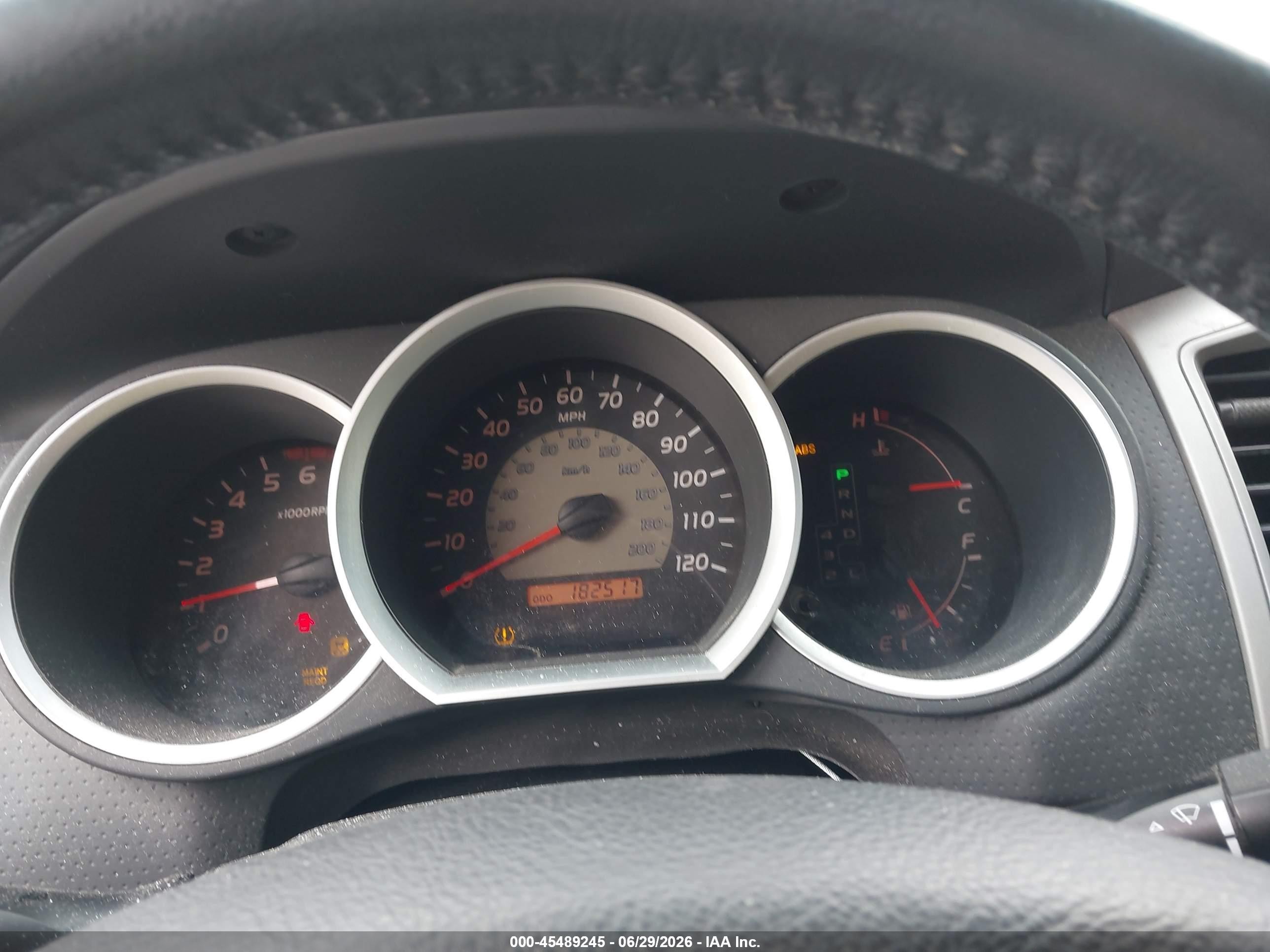 2010 Toyota Tacoma Base V6 Silver vin: 3TMLU4EN9AM039391