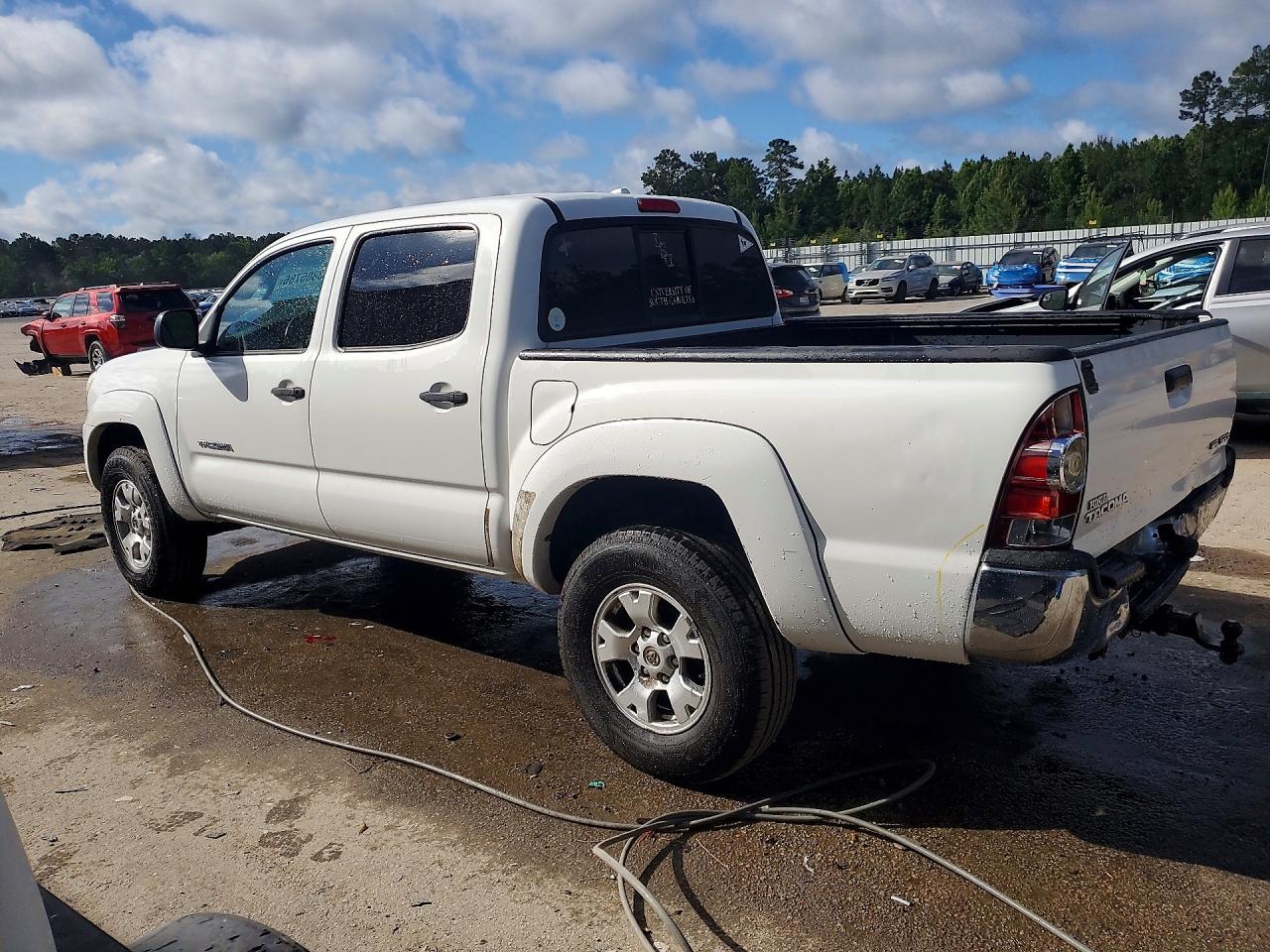 2010 Toyota Tacoma Double Cab White vin: 3TMLU4EN9AM039794