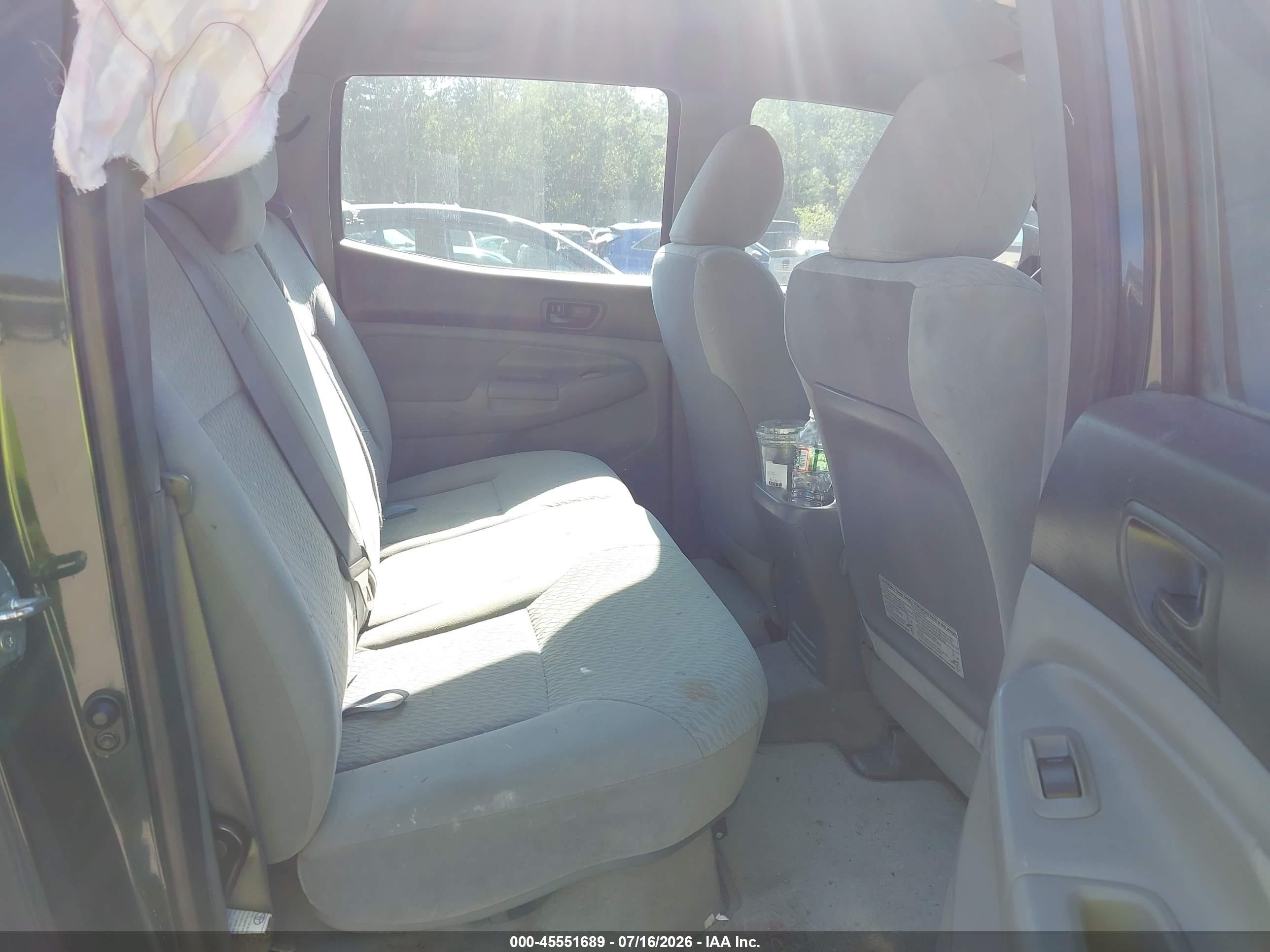 2010 Toyota Tacoma Base V6 Black vin: 3TMLU4EN9AM046826